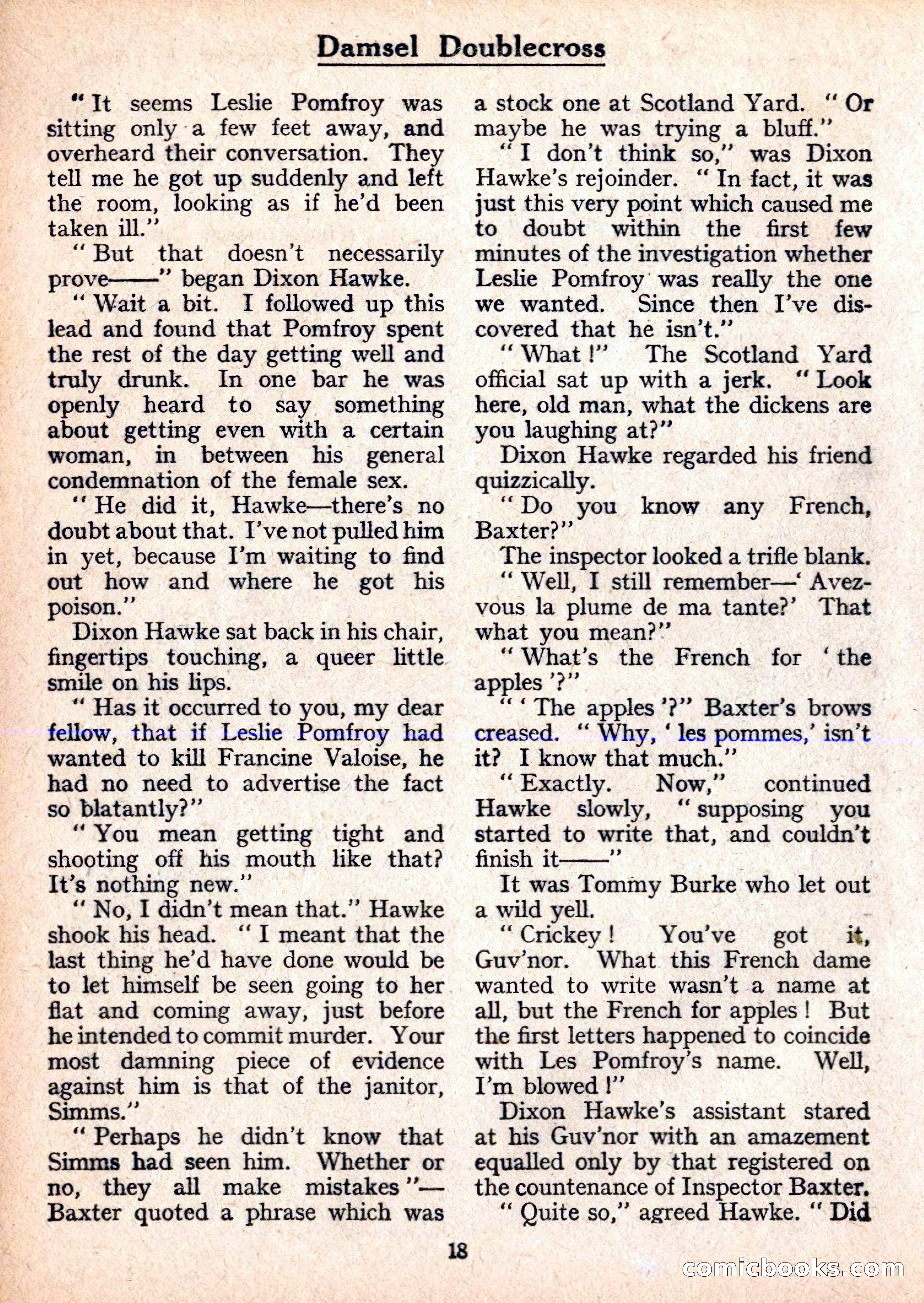 Dixon Hawke's Case Book No. 20 — page 19 of 162