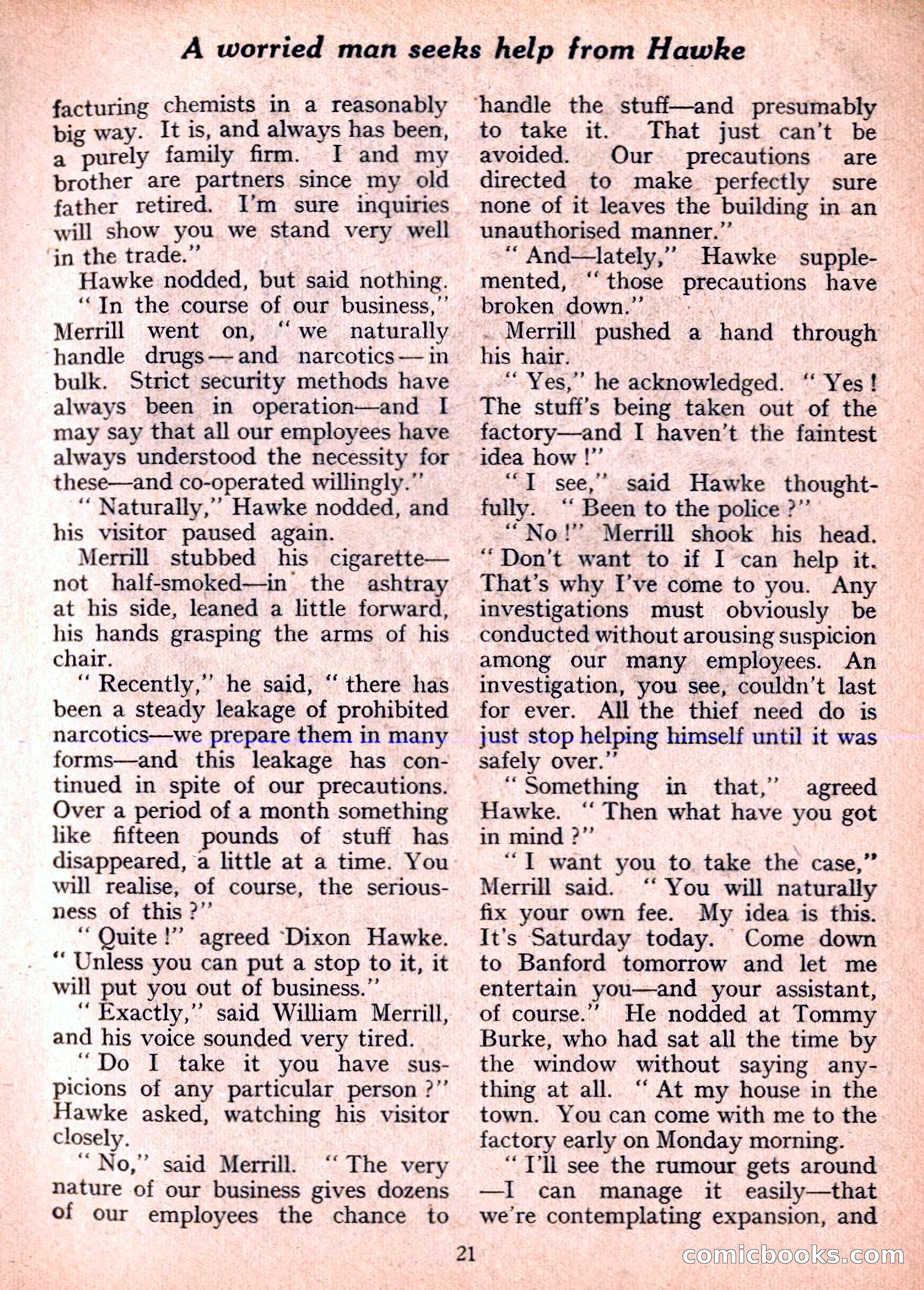 Dixon Hawke's Case Book No. 20 — page 22 of 162