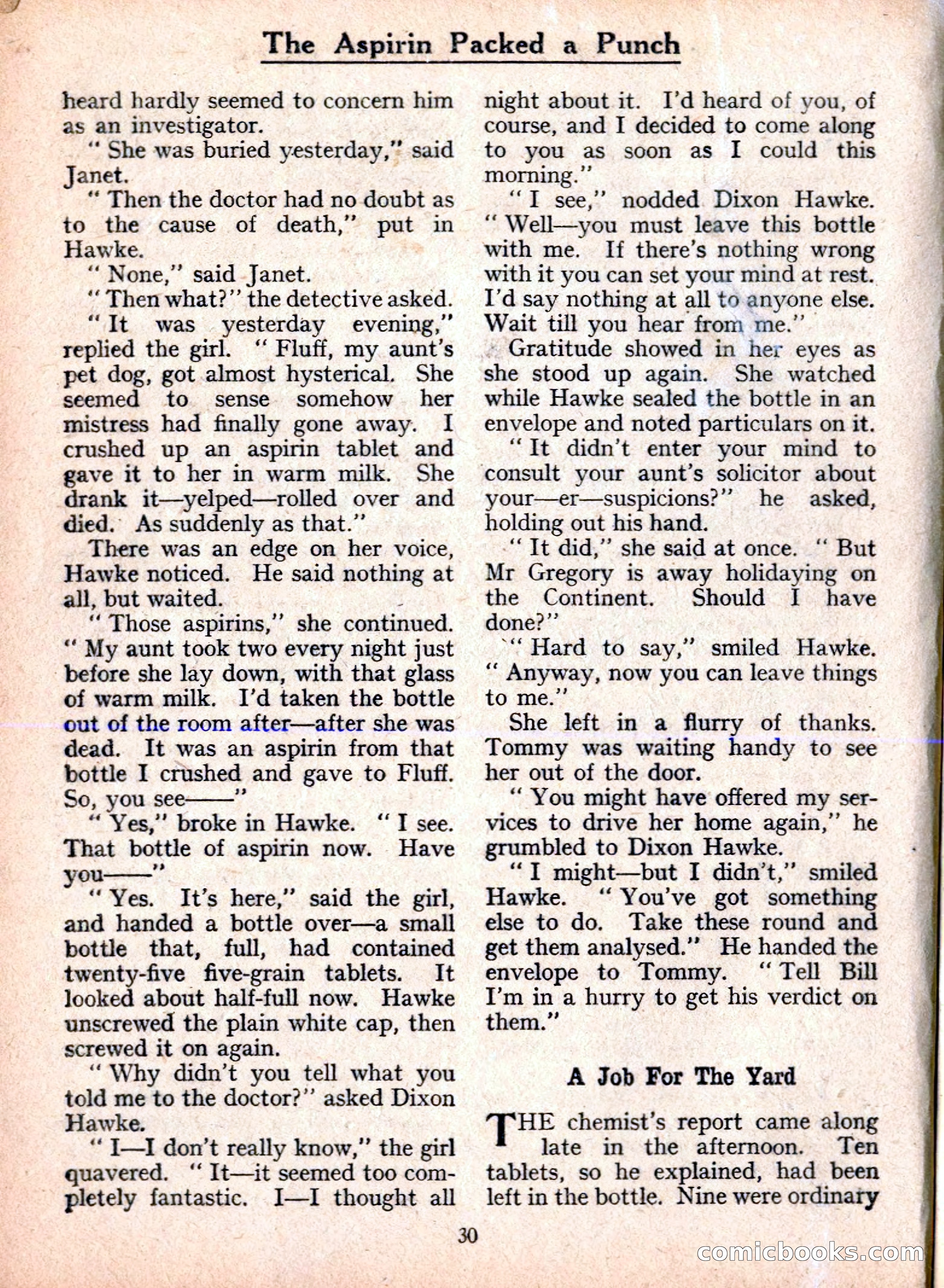 Dixon Hawke's Case Book No. 20 — page 31 of 162