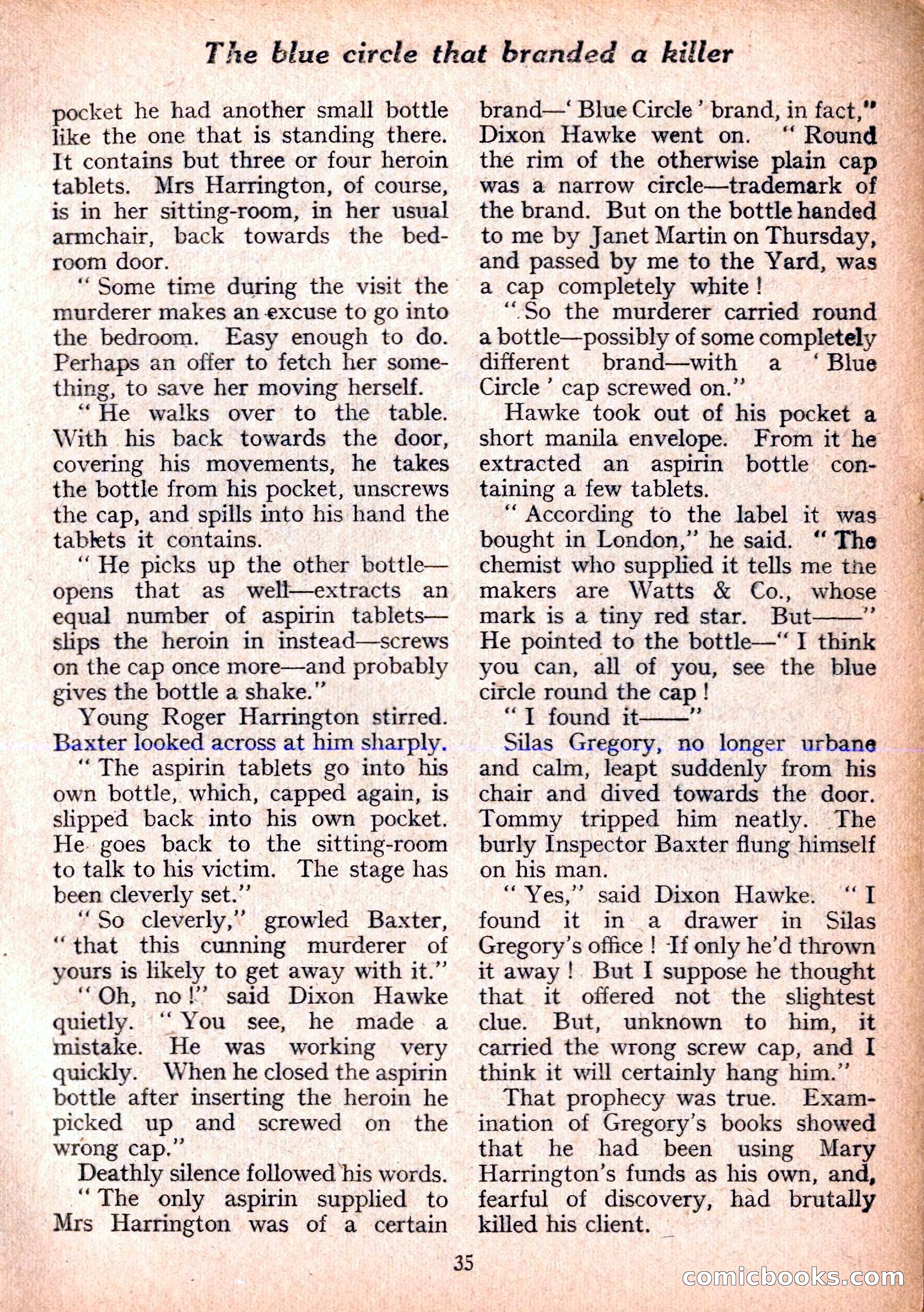 Dixon Hawke's Case Book No. 20 — page 36 of 162