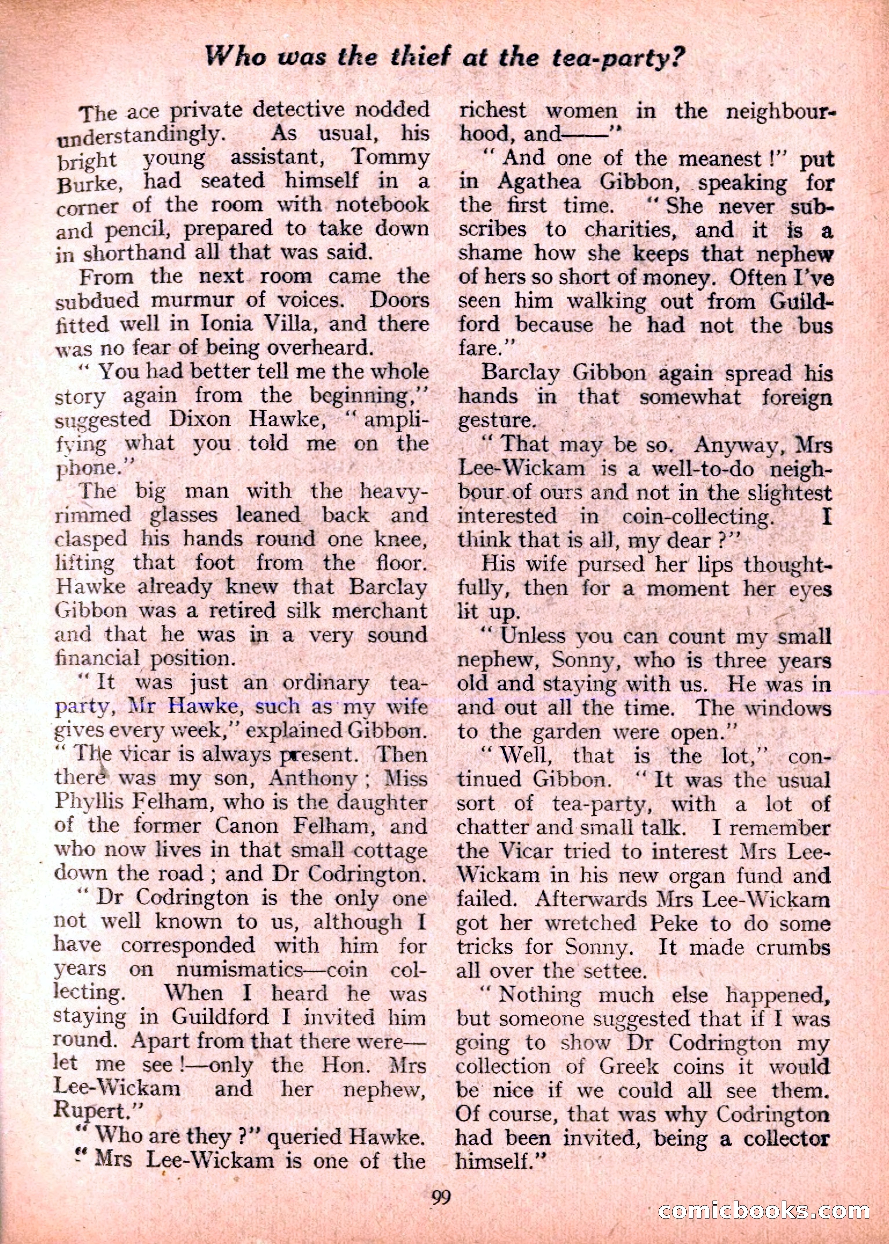 Dixon Hawke's Case Book No. 20 — page 100 of 162