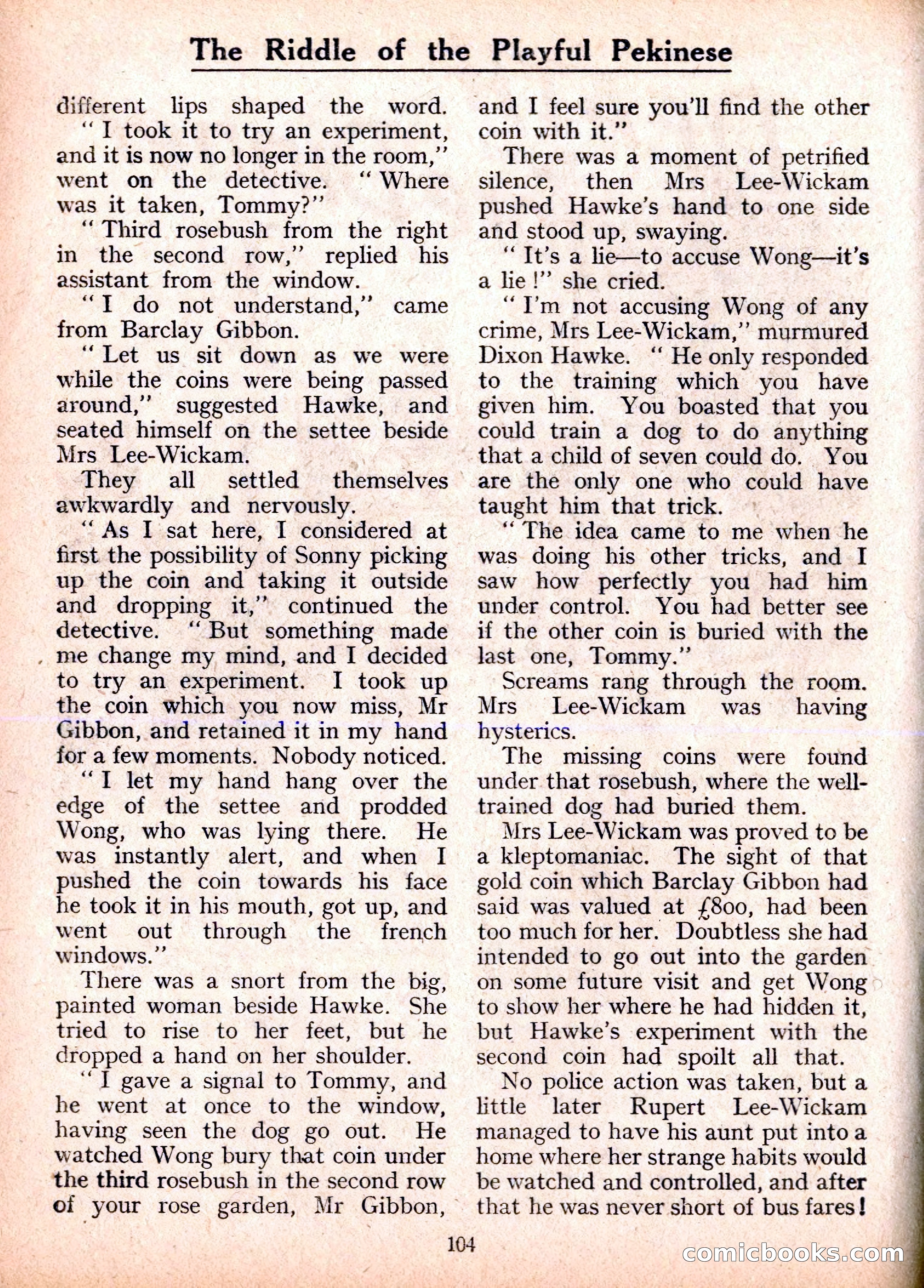Dixon Hawke's Case Book No. 20 — page 105 of 162