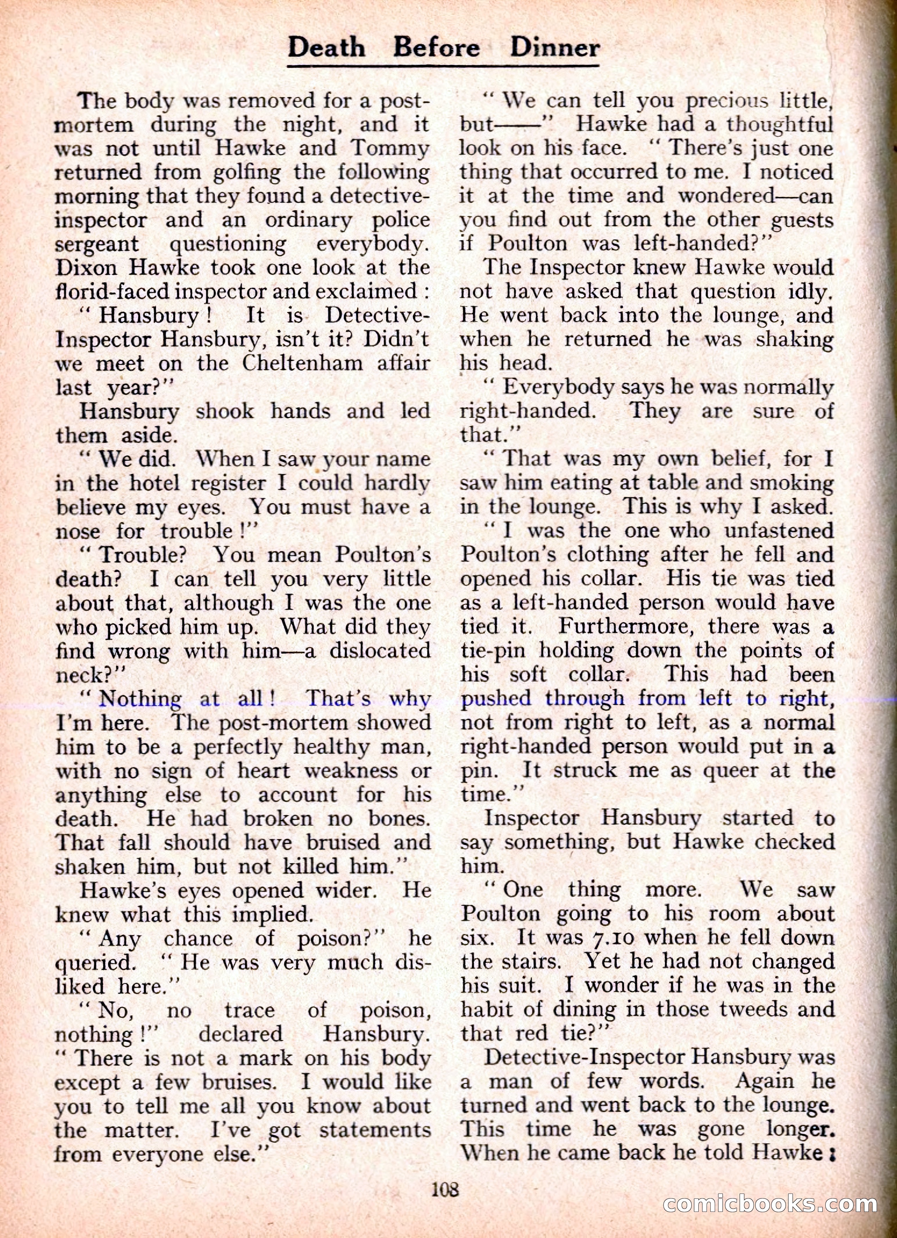 Dixon Hawke's Case Book No. 20 — page 109 of 162