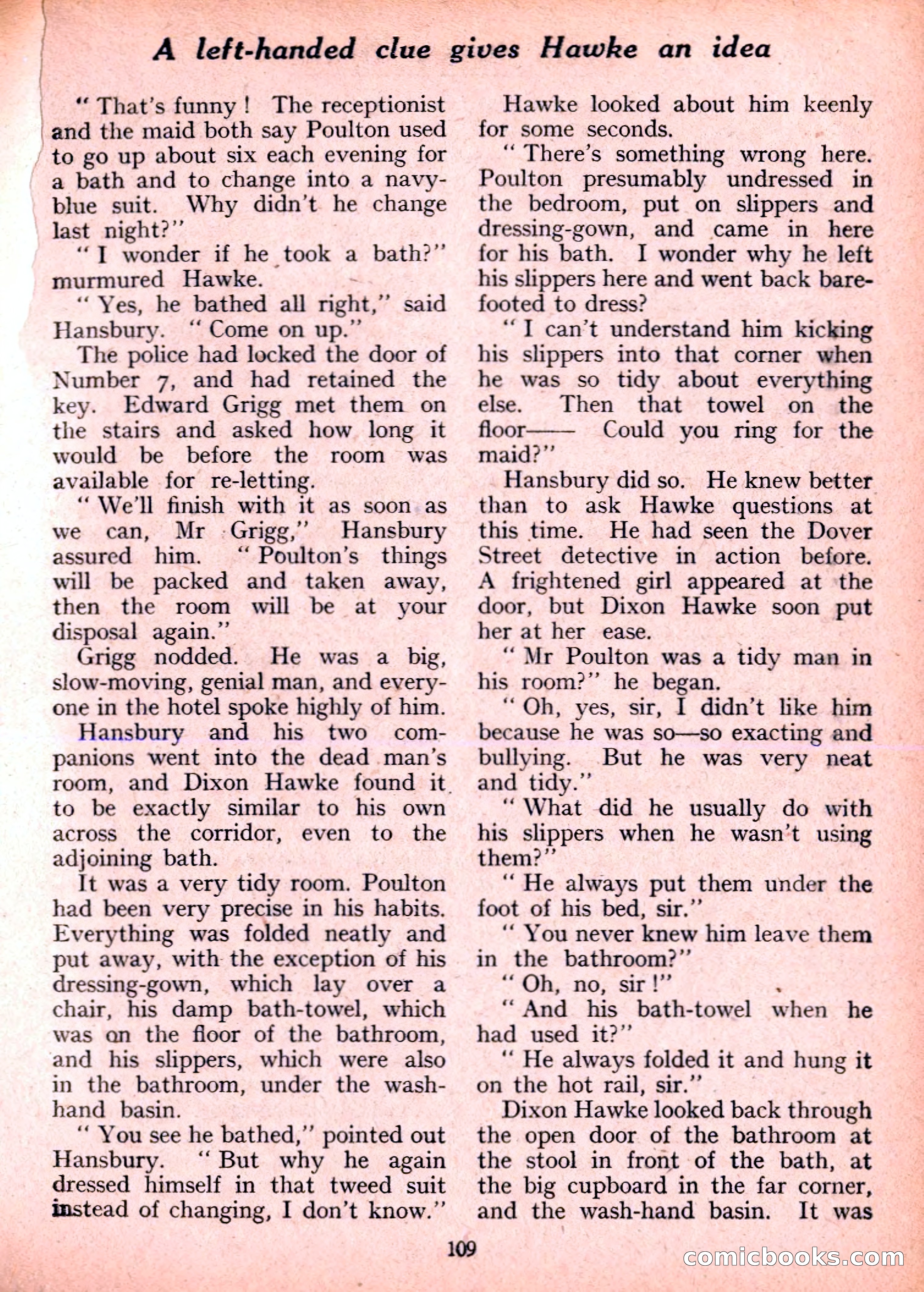 Dixon Hawke's Case Book No. 20 — page 110 of 162
