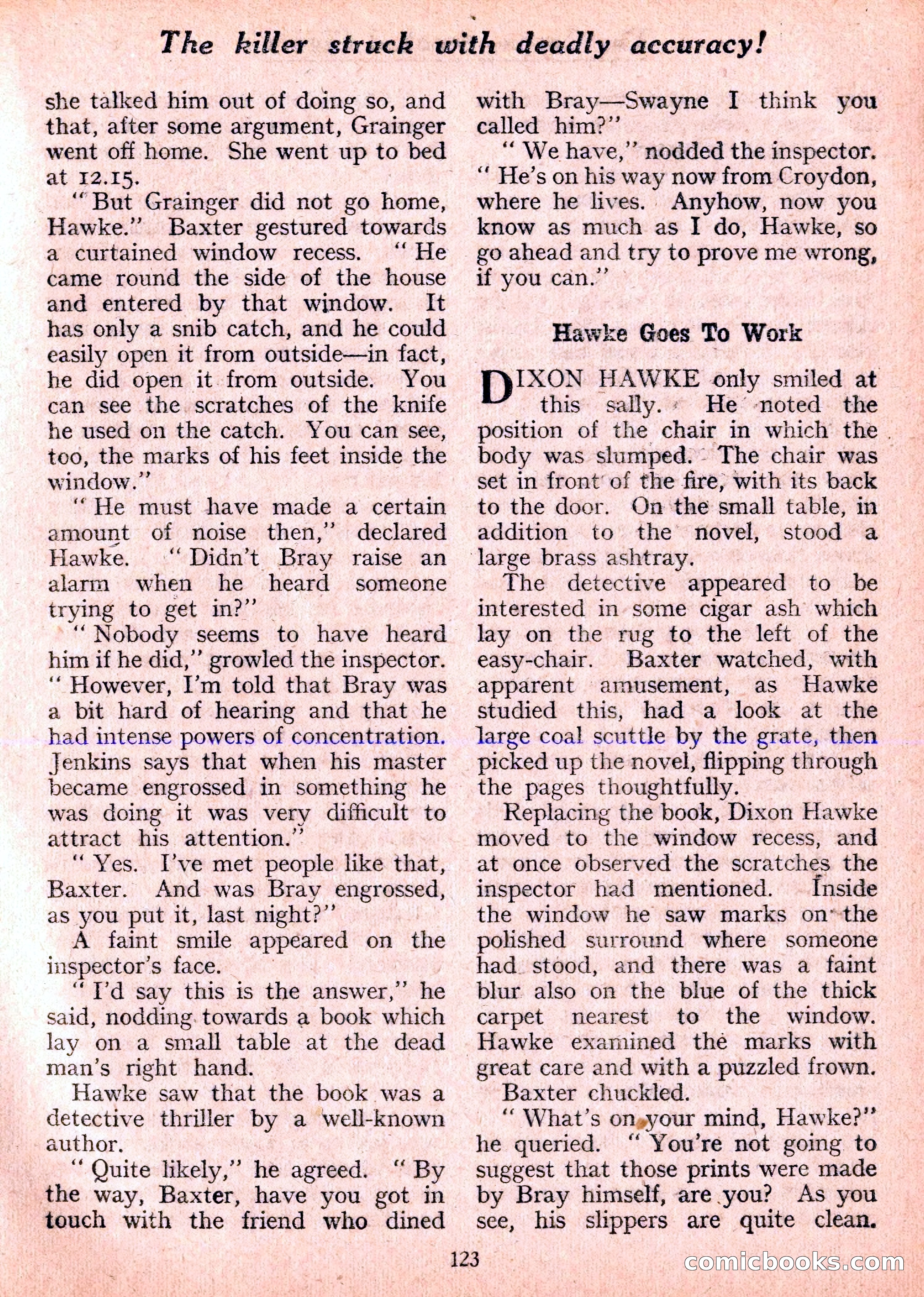 Dixon Hawke's Case Book No. 20 — page 124 of 162