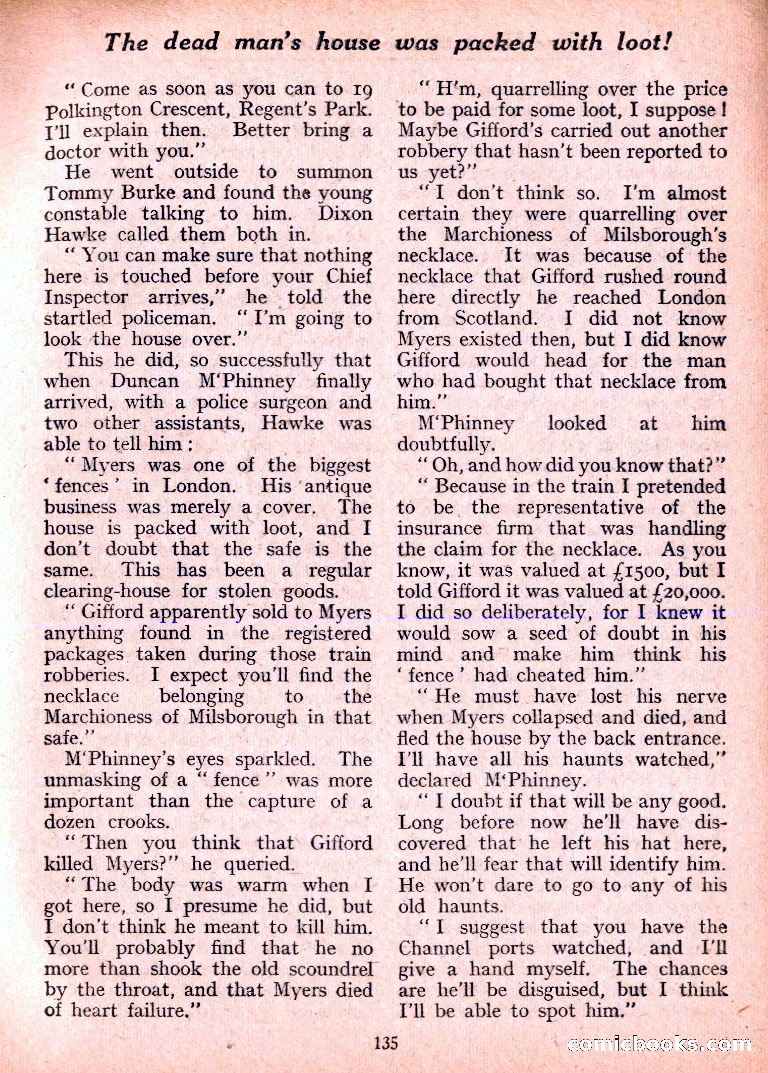 Dixon Hawke's Case Book No. 20 — page 136 of 162