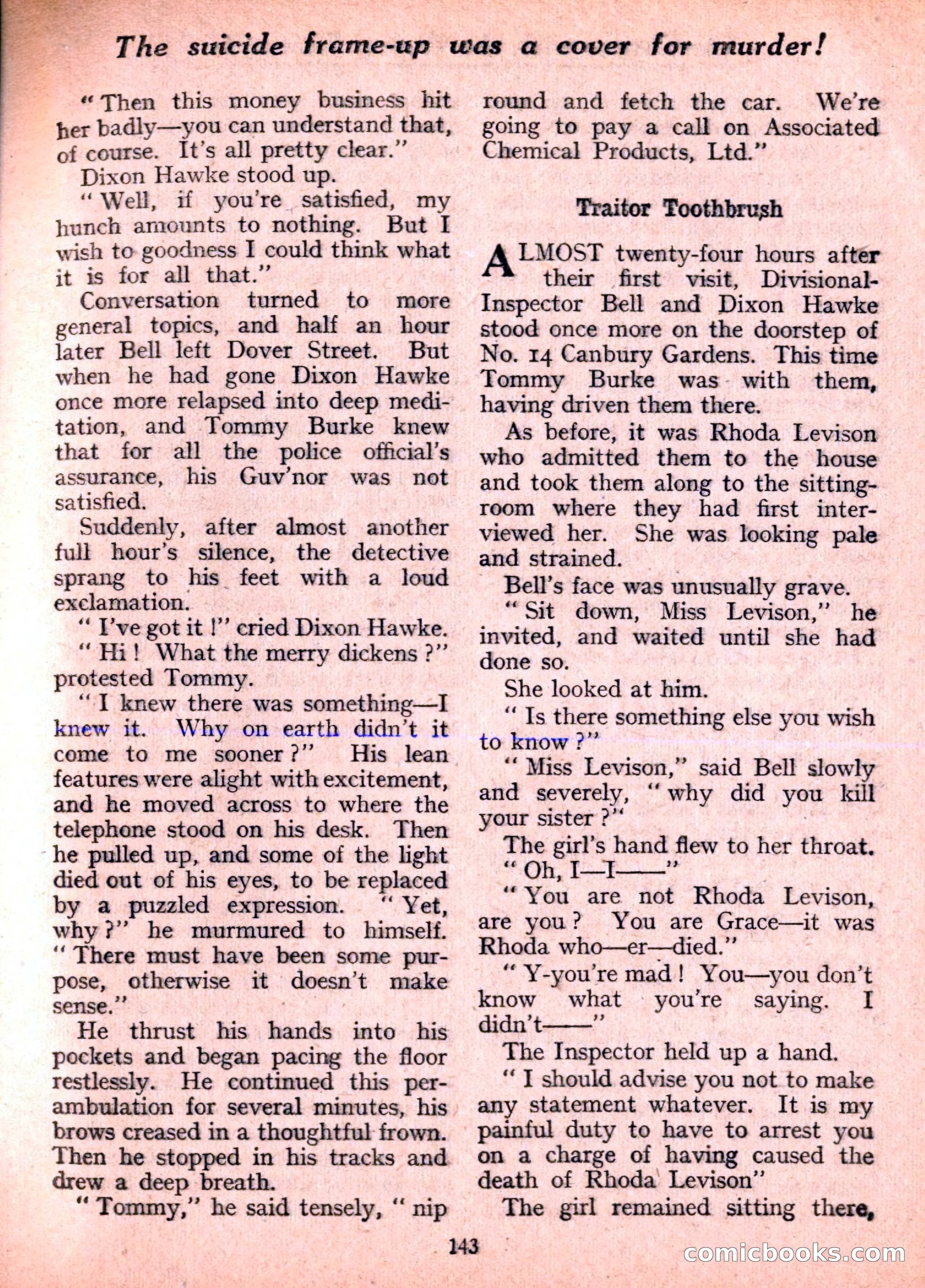 Dixon Hawke's Case Book No. 20 — page 144 of 162