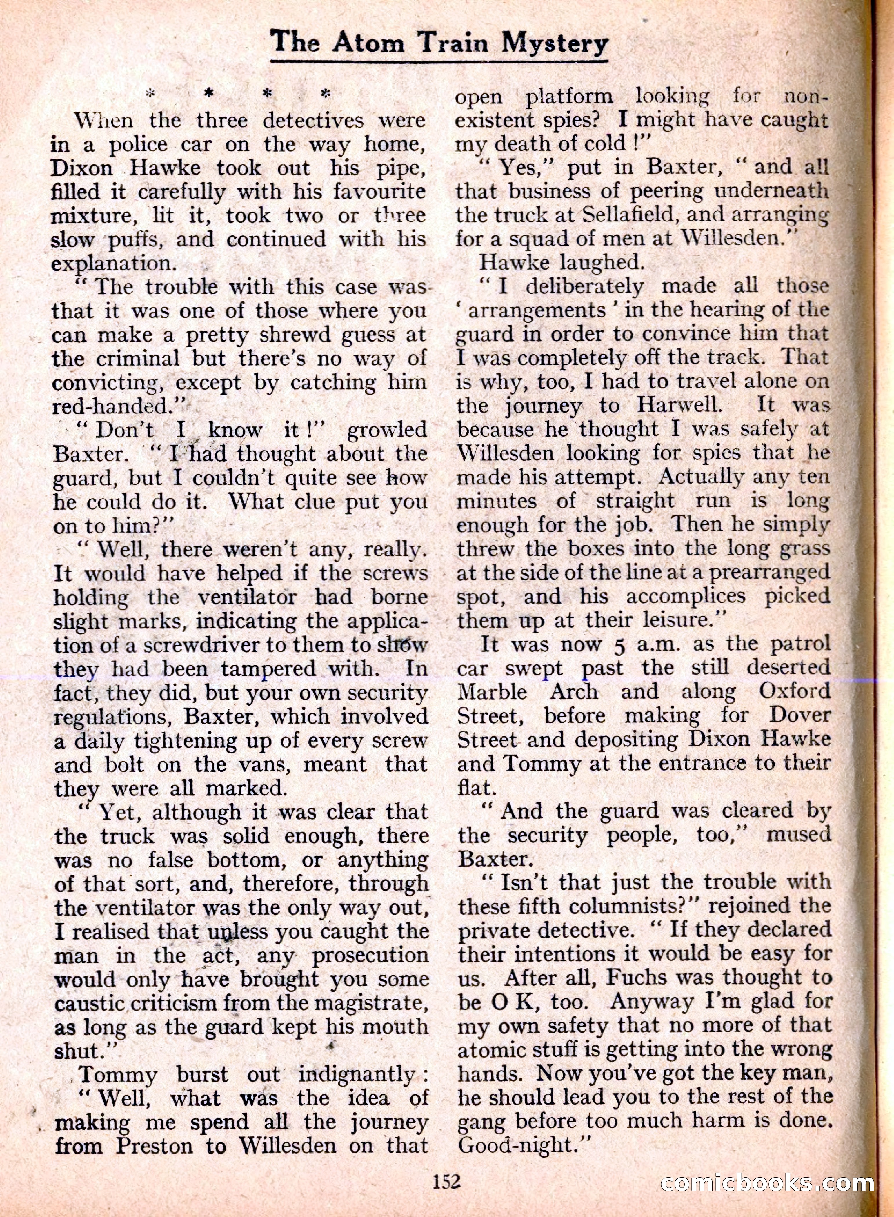 Dixon Hawke's Case Book No. 20 — page 153 of 162