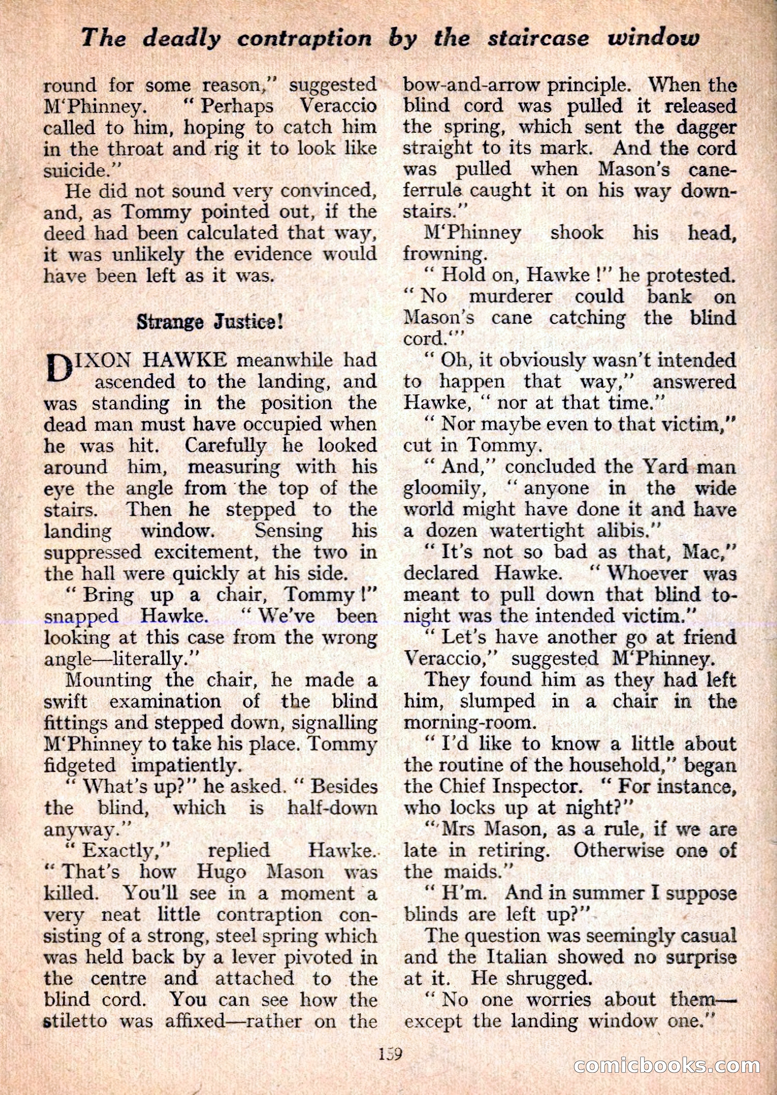 Dixon Hawke's Case Book No. 20 — page 160 of 162