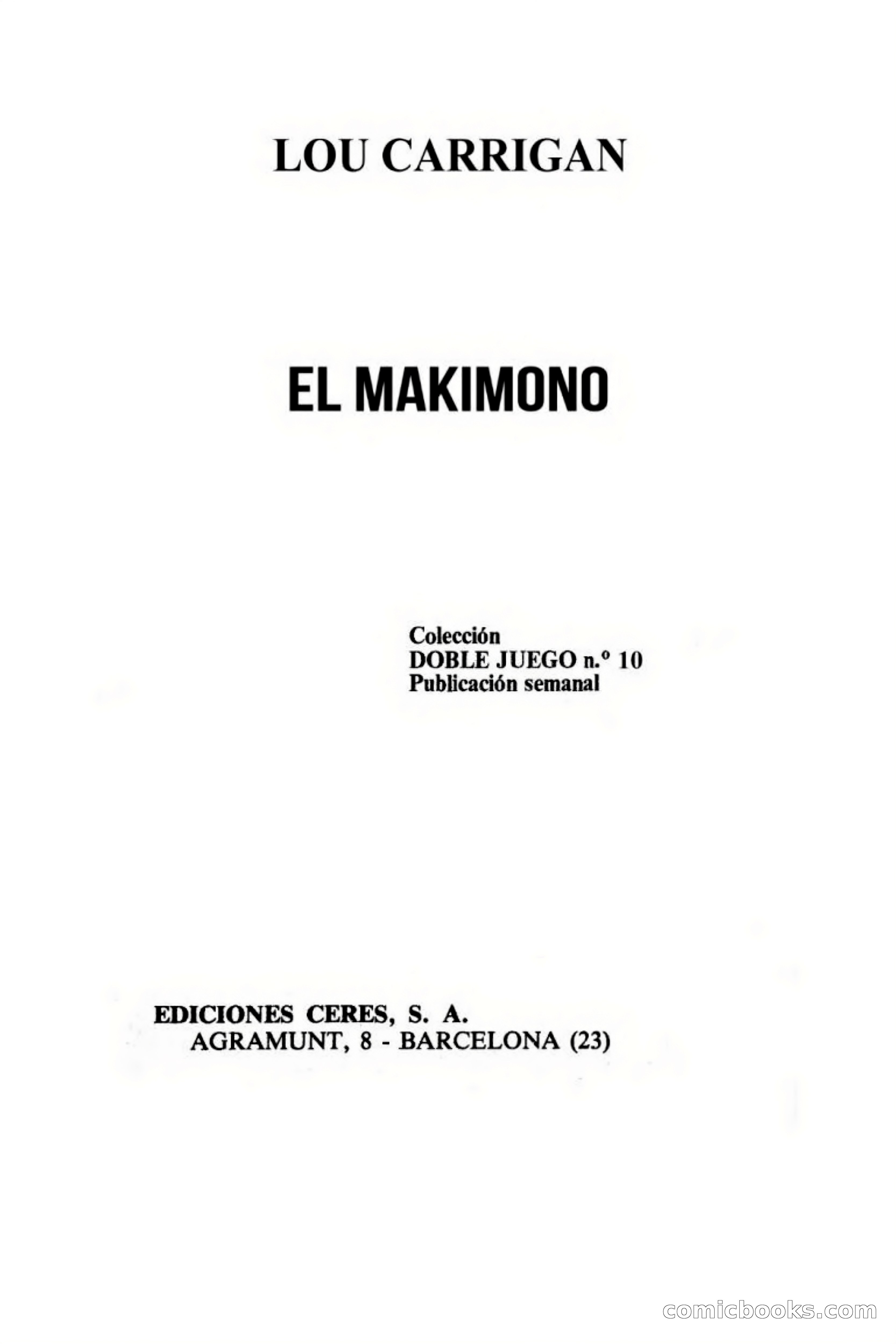 El Makimono — page 3 of 91