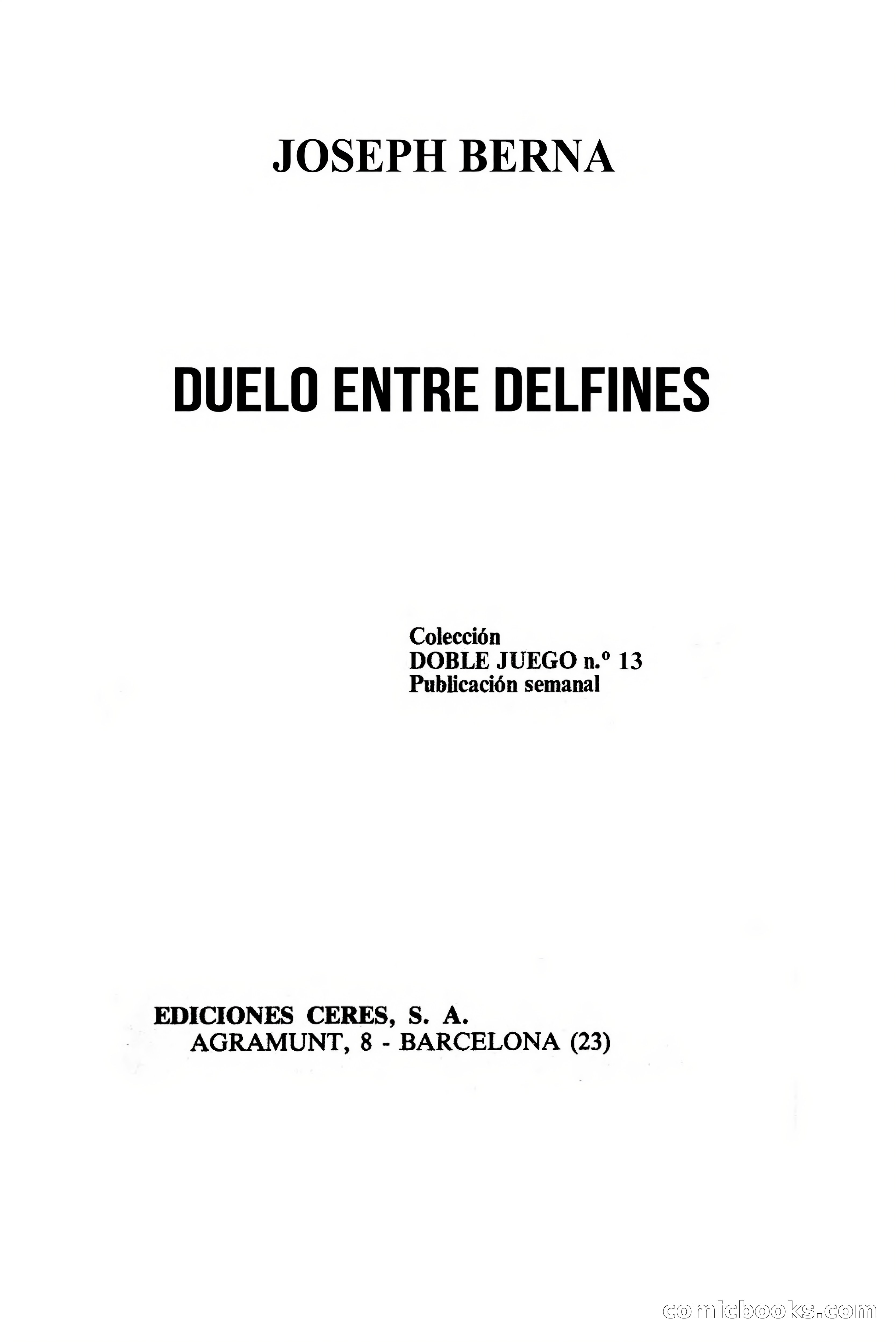 Duelo entre delfines — page 3 of 72