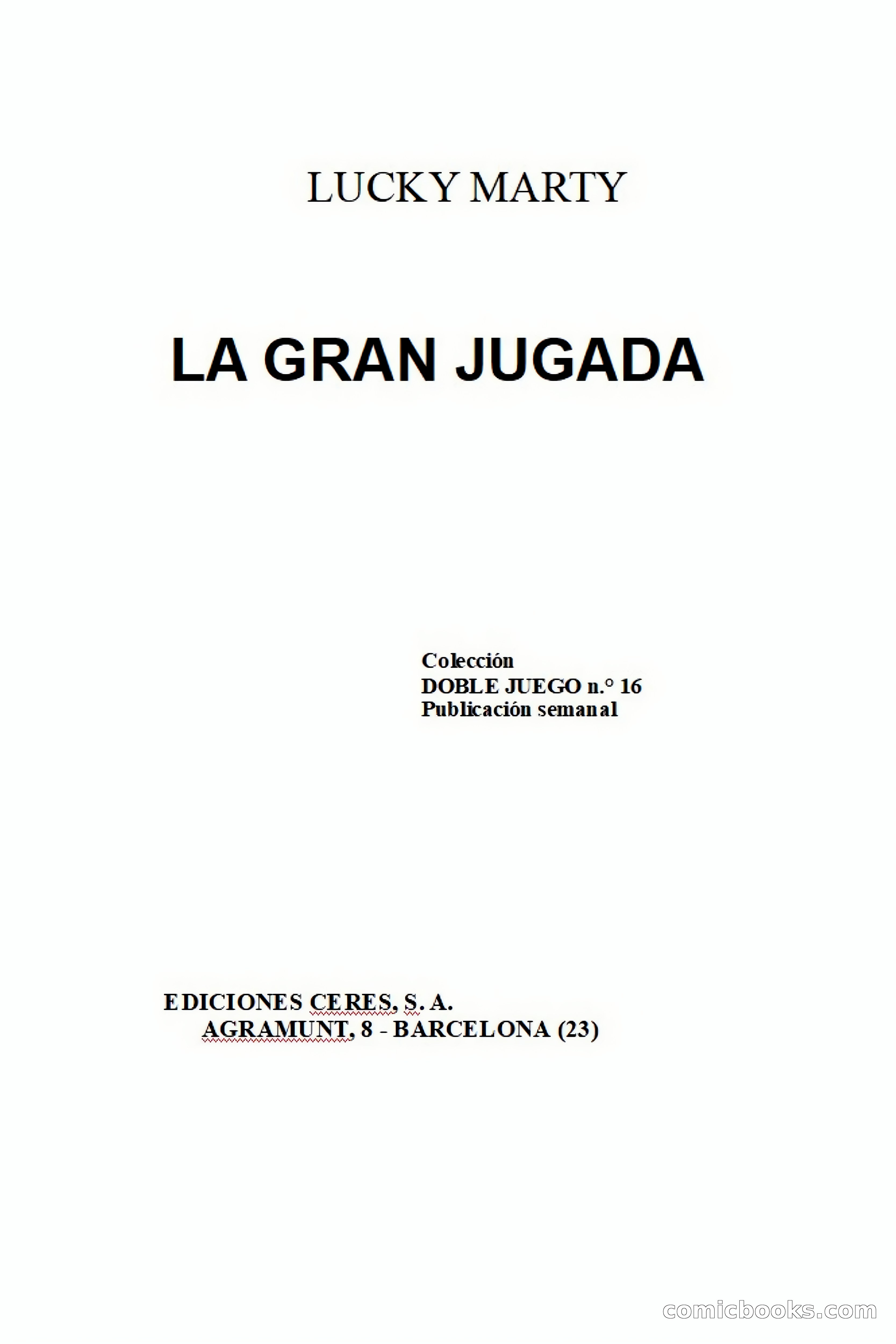 Lucky Marty: La gran jugada — page 3 of 75
