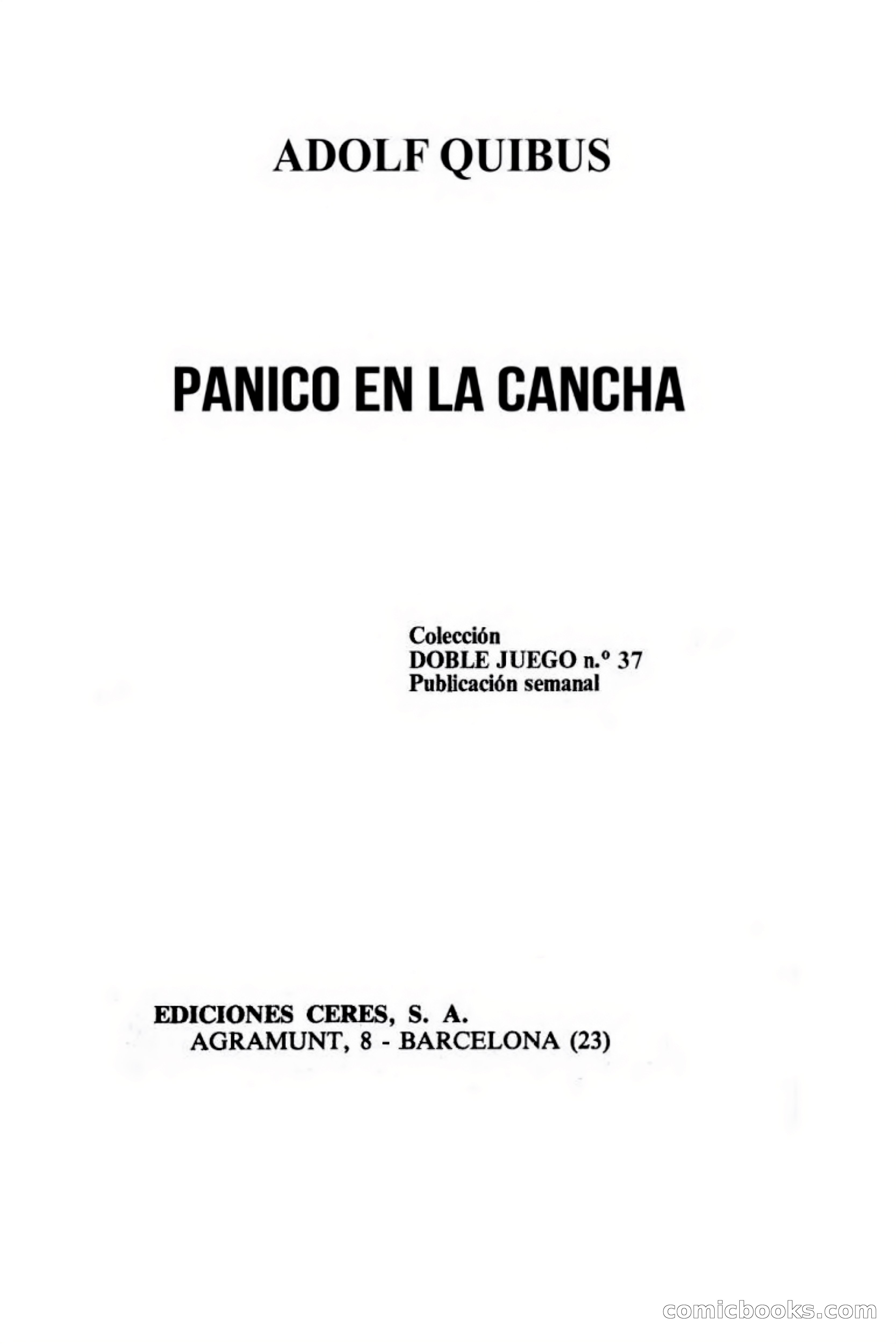 Pánico en la cancha — page 3 of 70