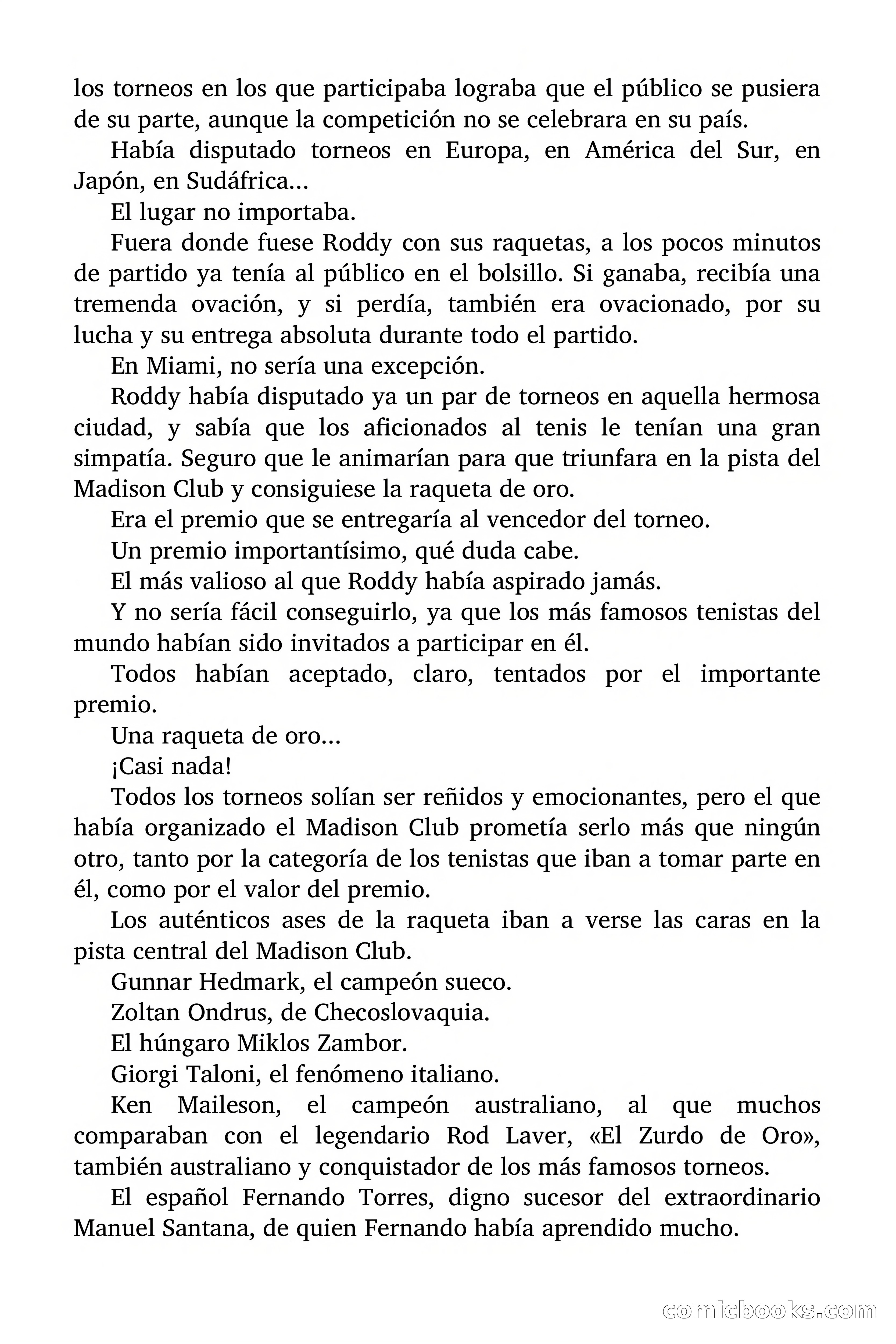 La raqueta de oro — page 7 of 65