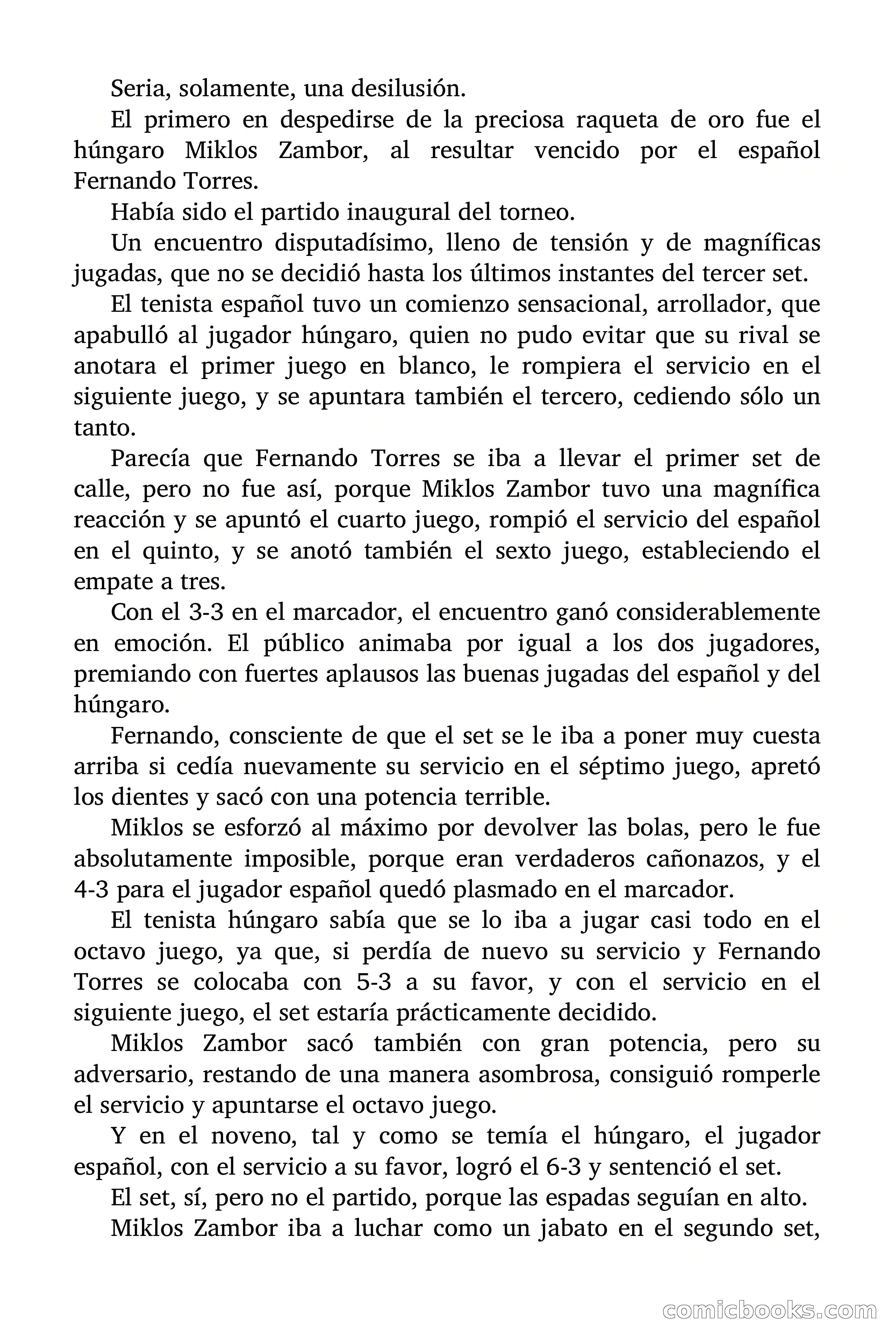 La raqueta de oro — page 40 of 65