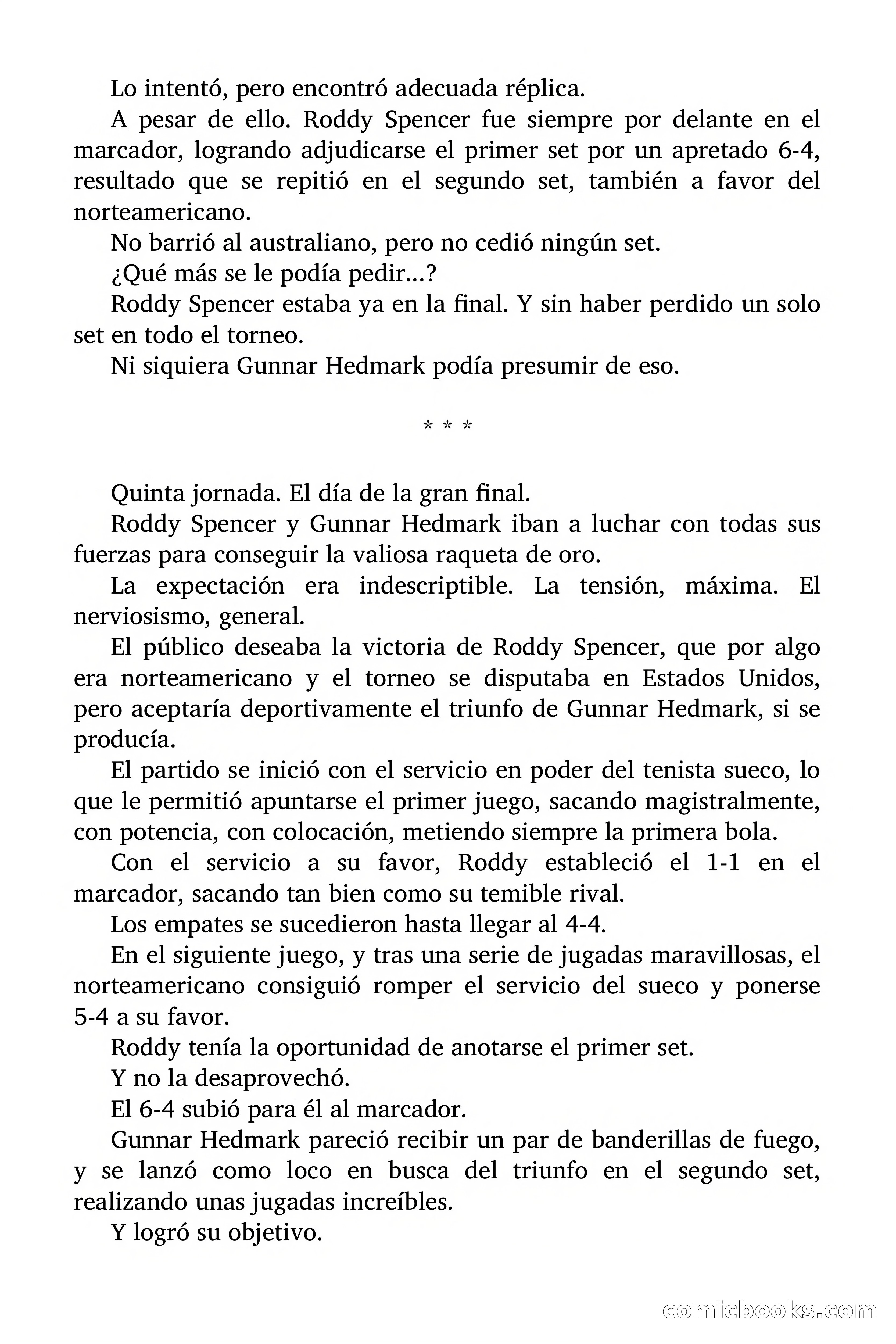 La raqueta de oro — page 61 of 65
