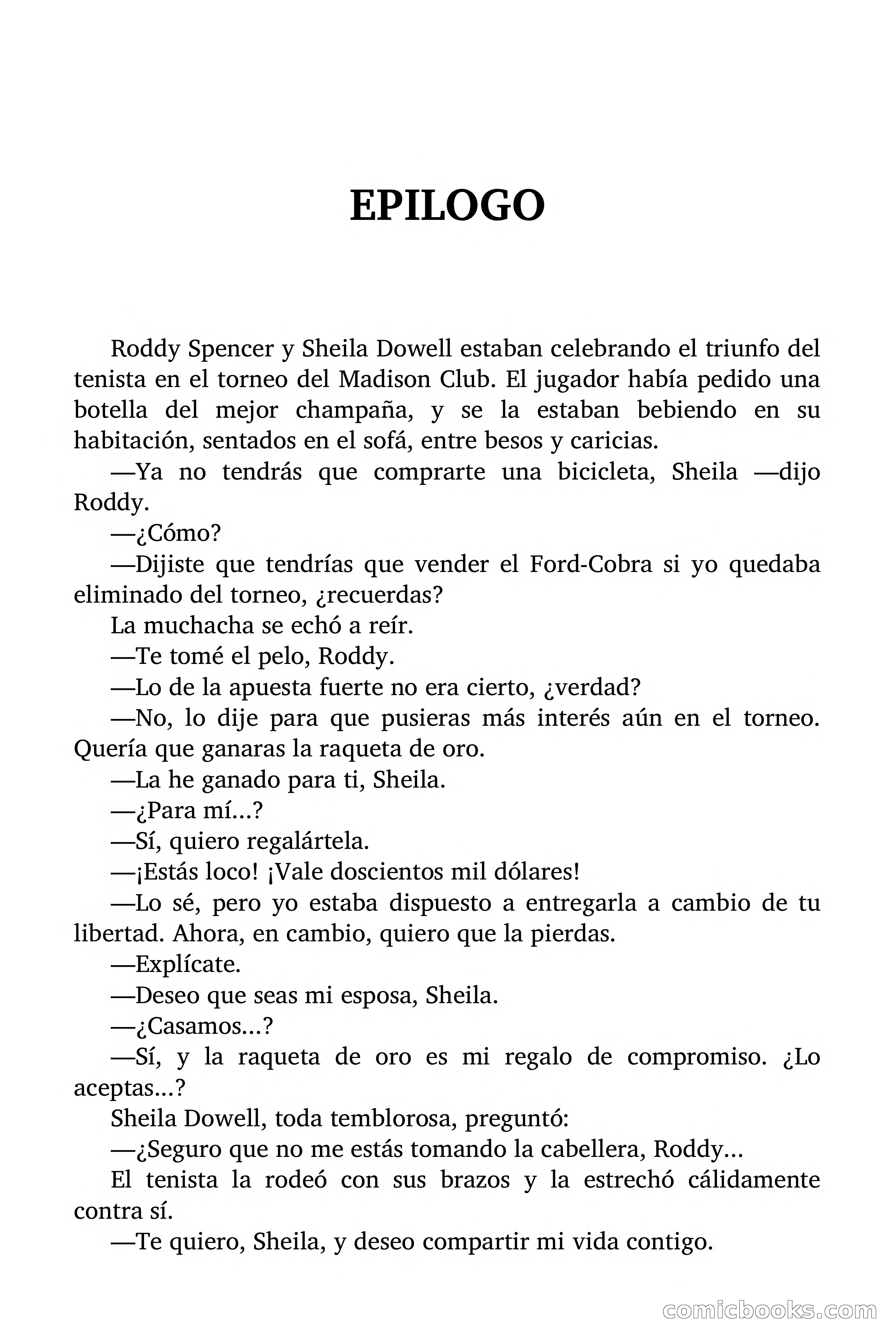 La raqueta de oro — page 63 of 65