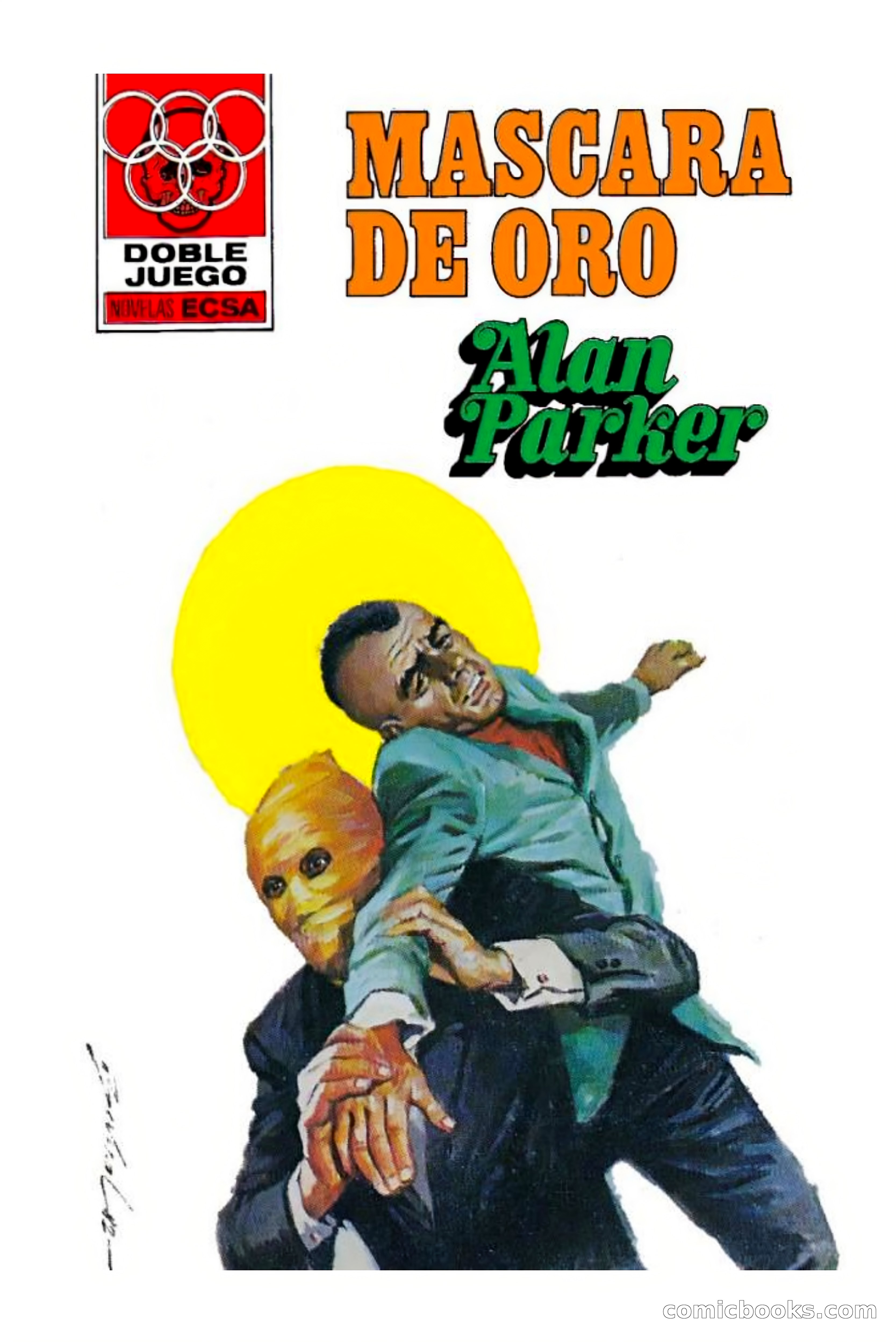 Máscara de oro