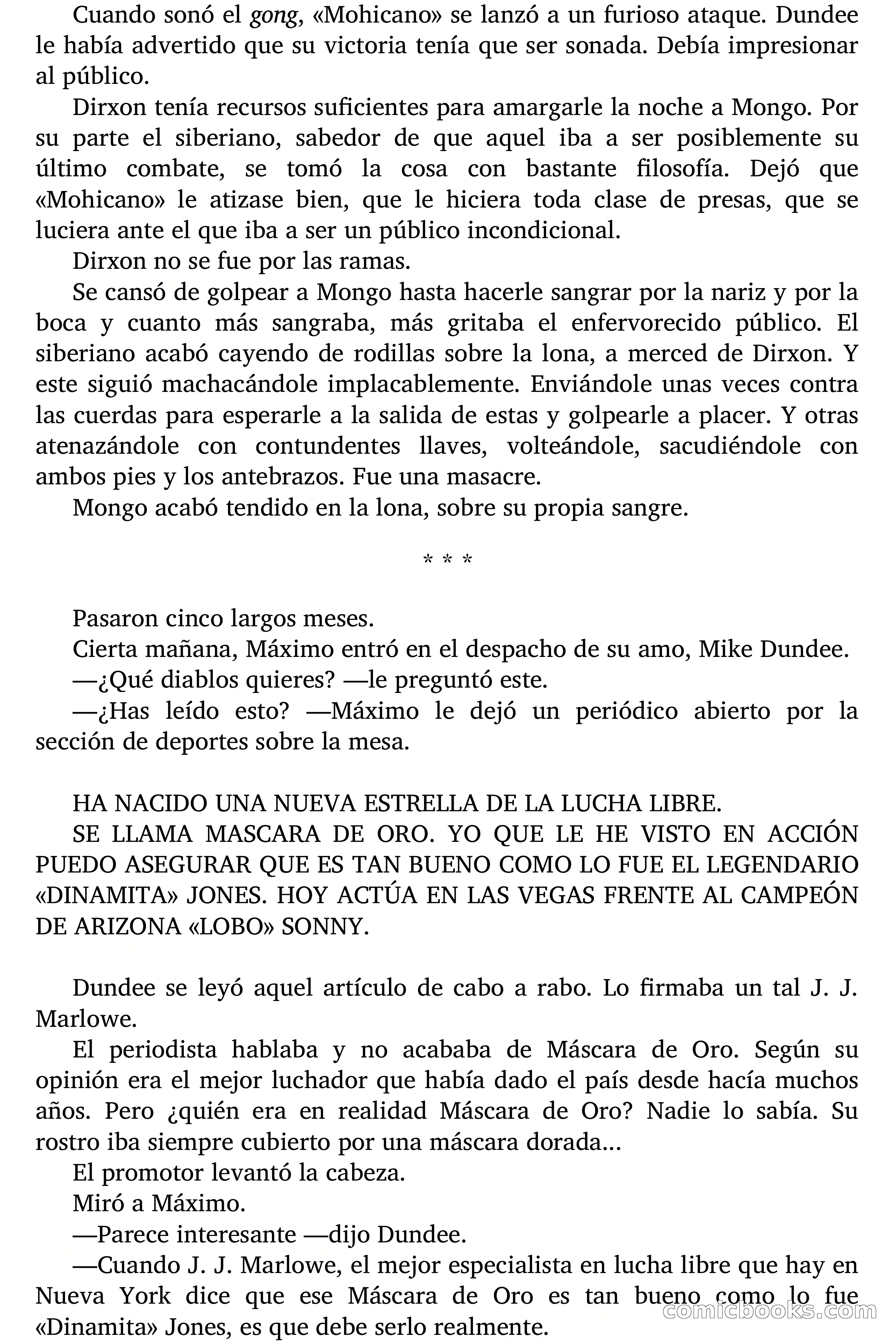 Máscara de oro — page 56 of 69
