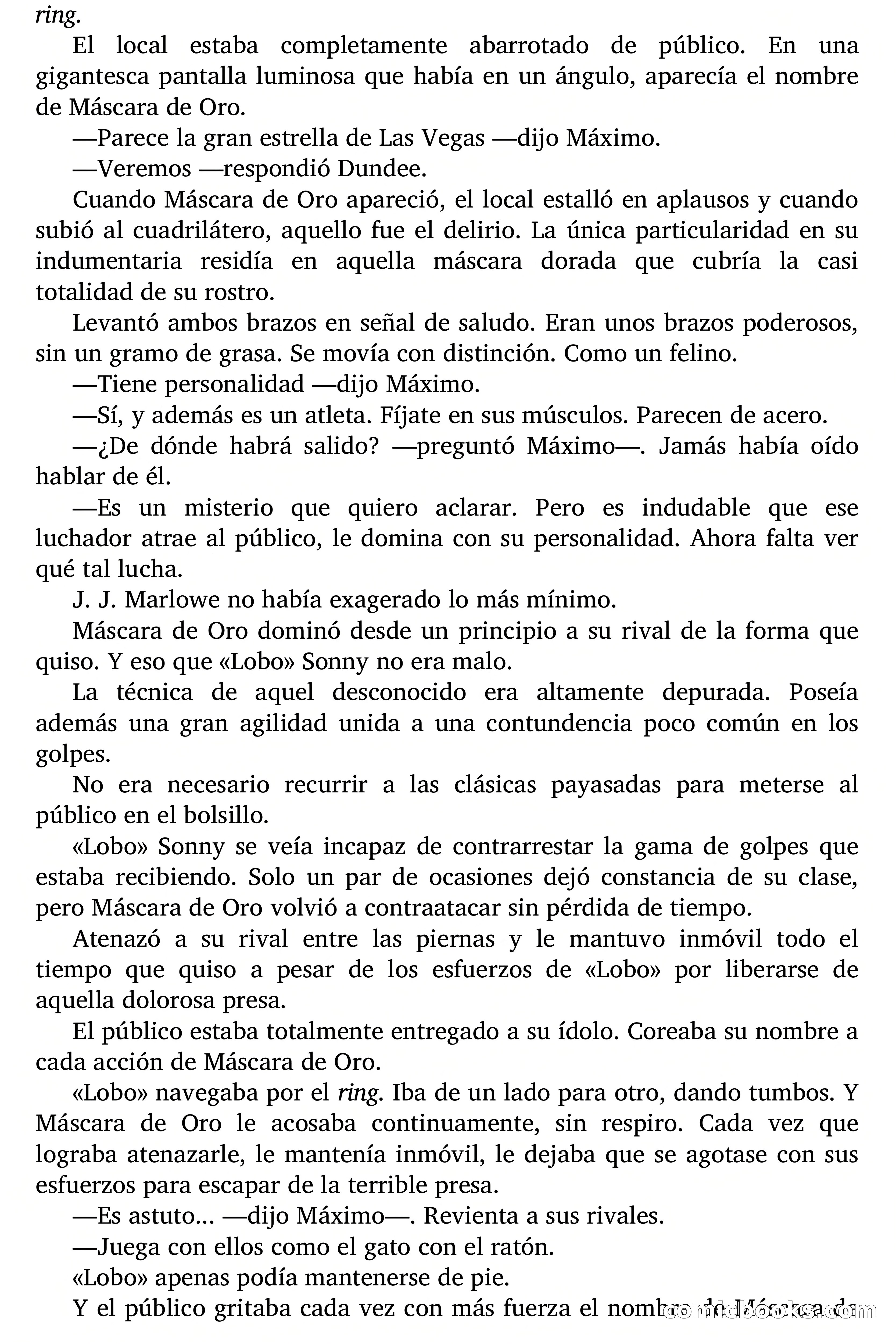 Máscara de oro — page 58 of 69