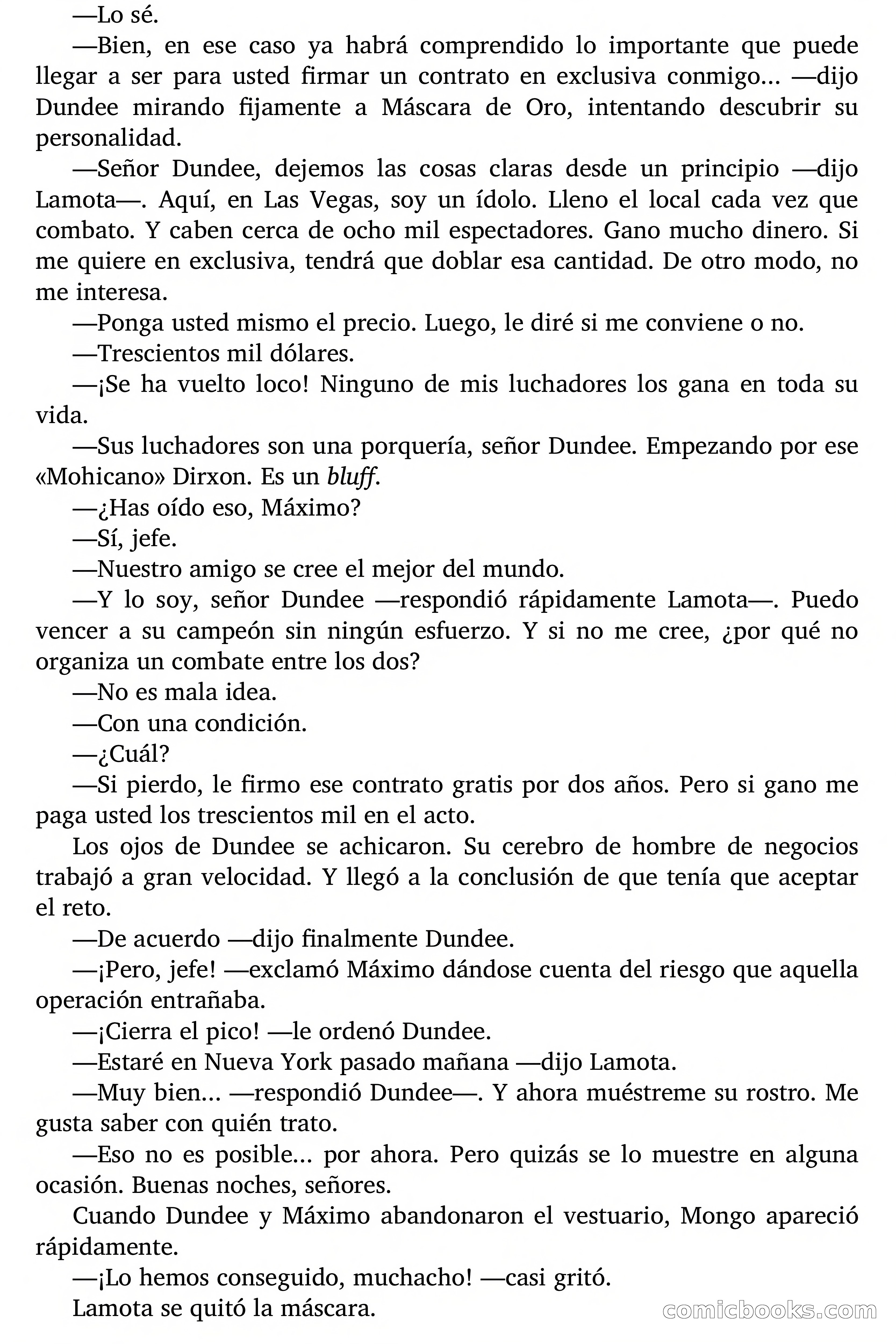 Máscara de oro — page 60 of 69