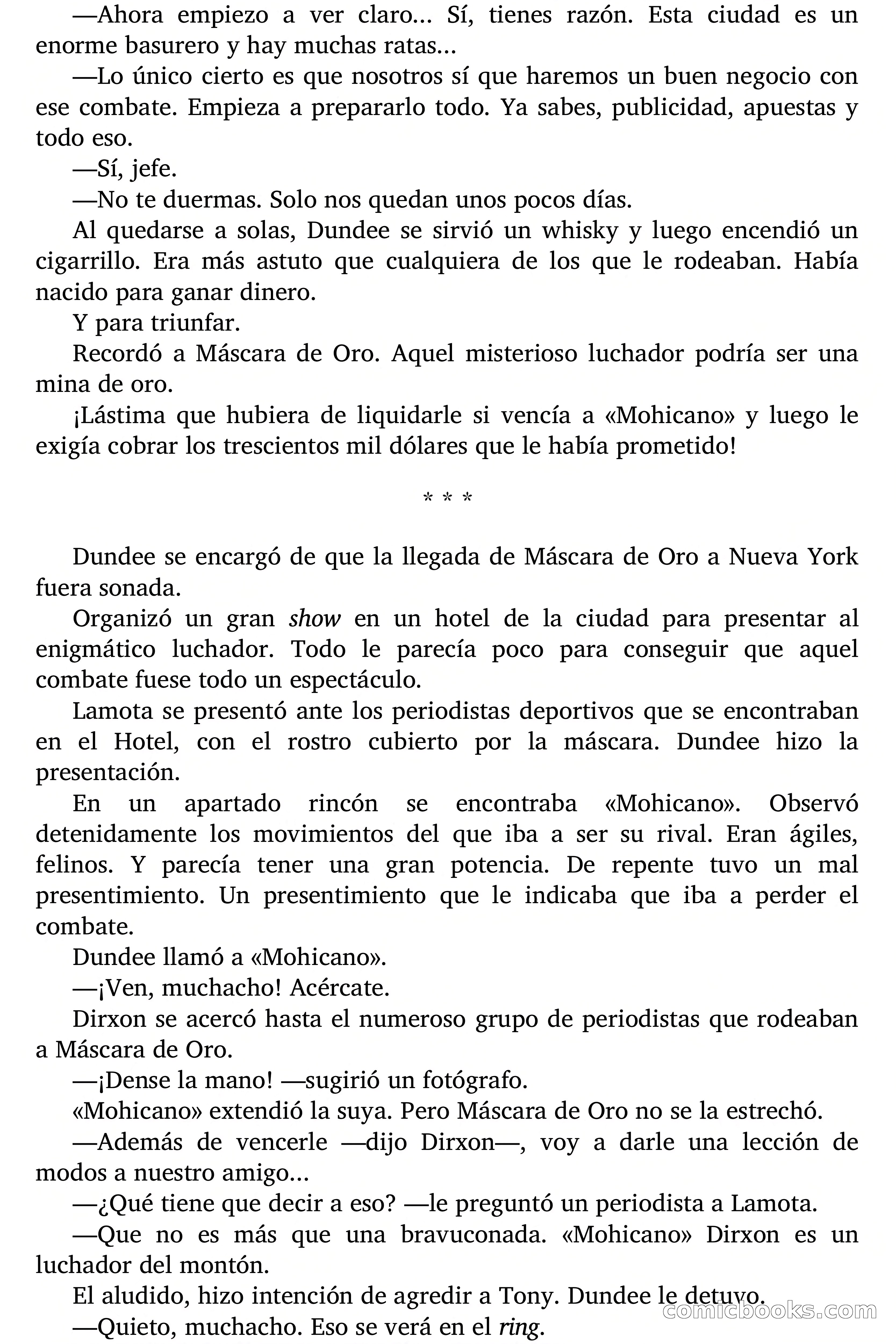 Máscara de oro — page 63 of 69