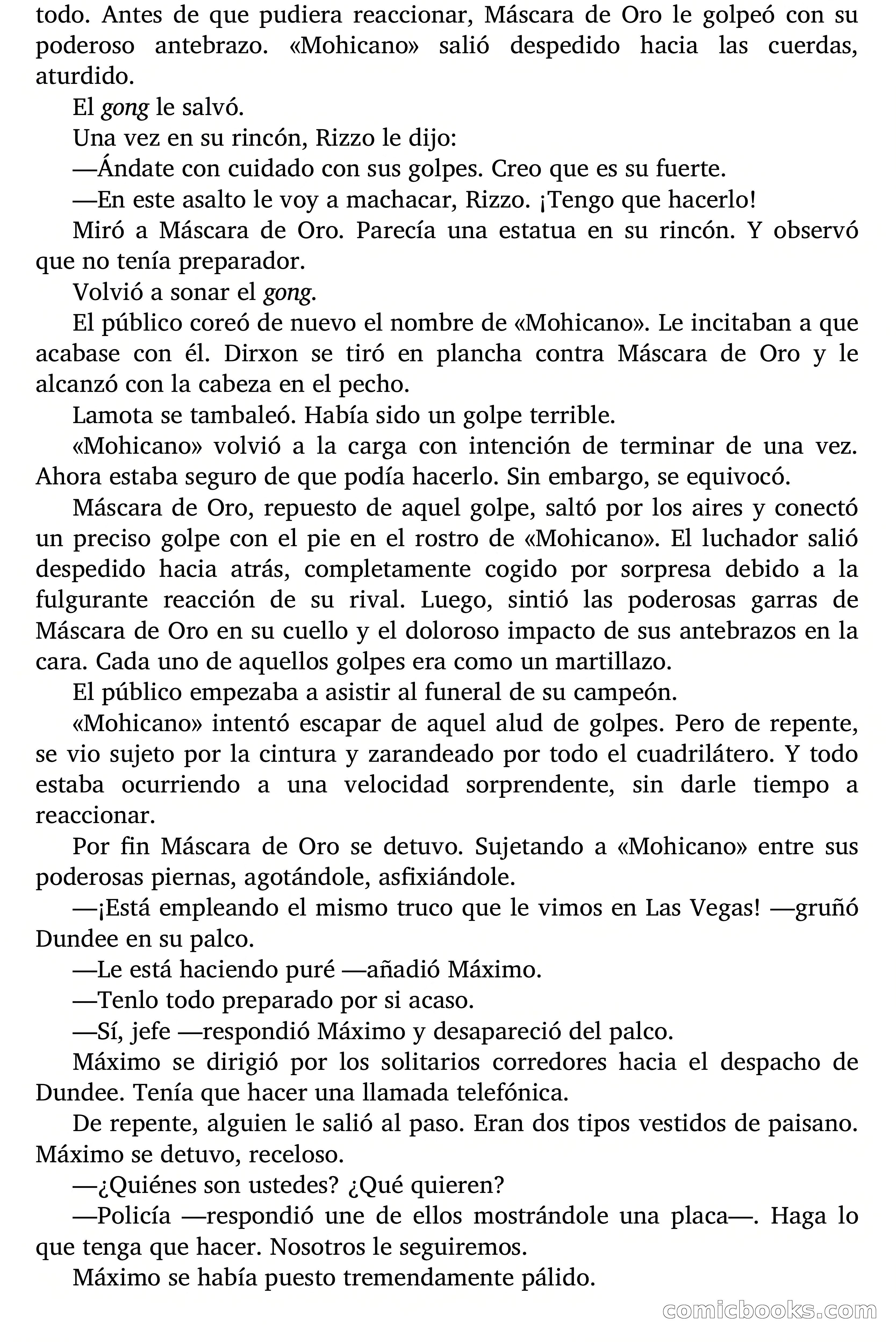 Máscara de oro — page 66 of 69