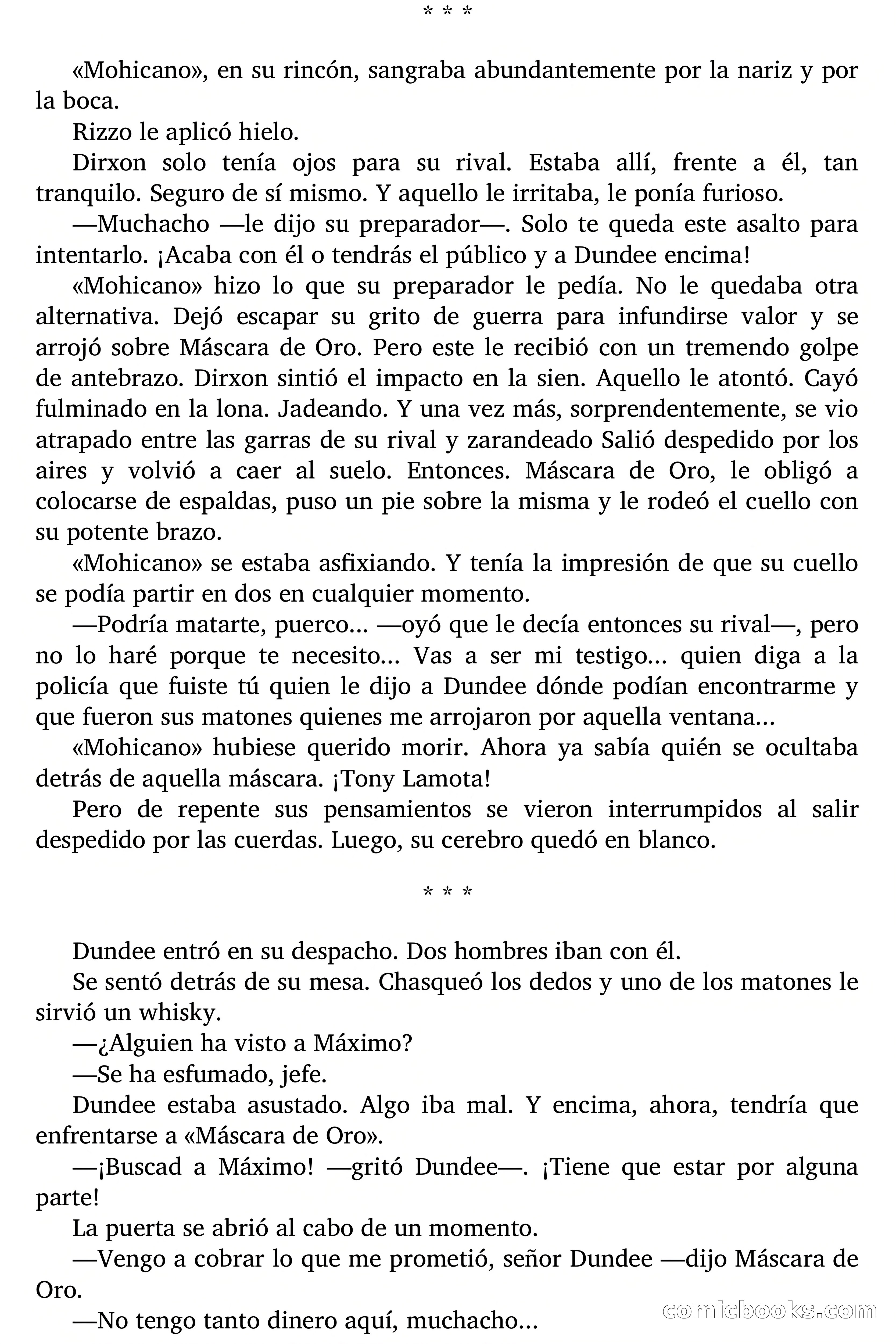 Máscara de oro — page 67 of 69