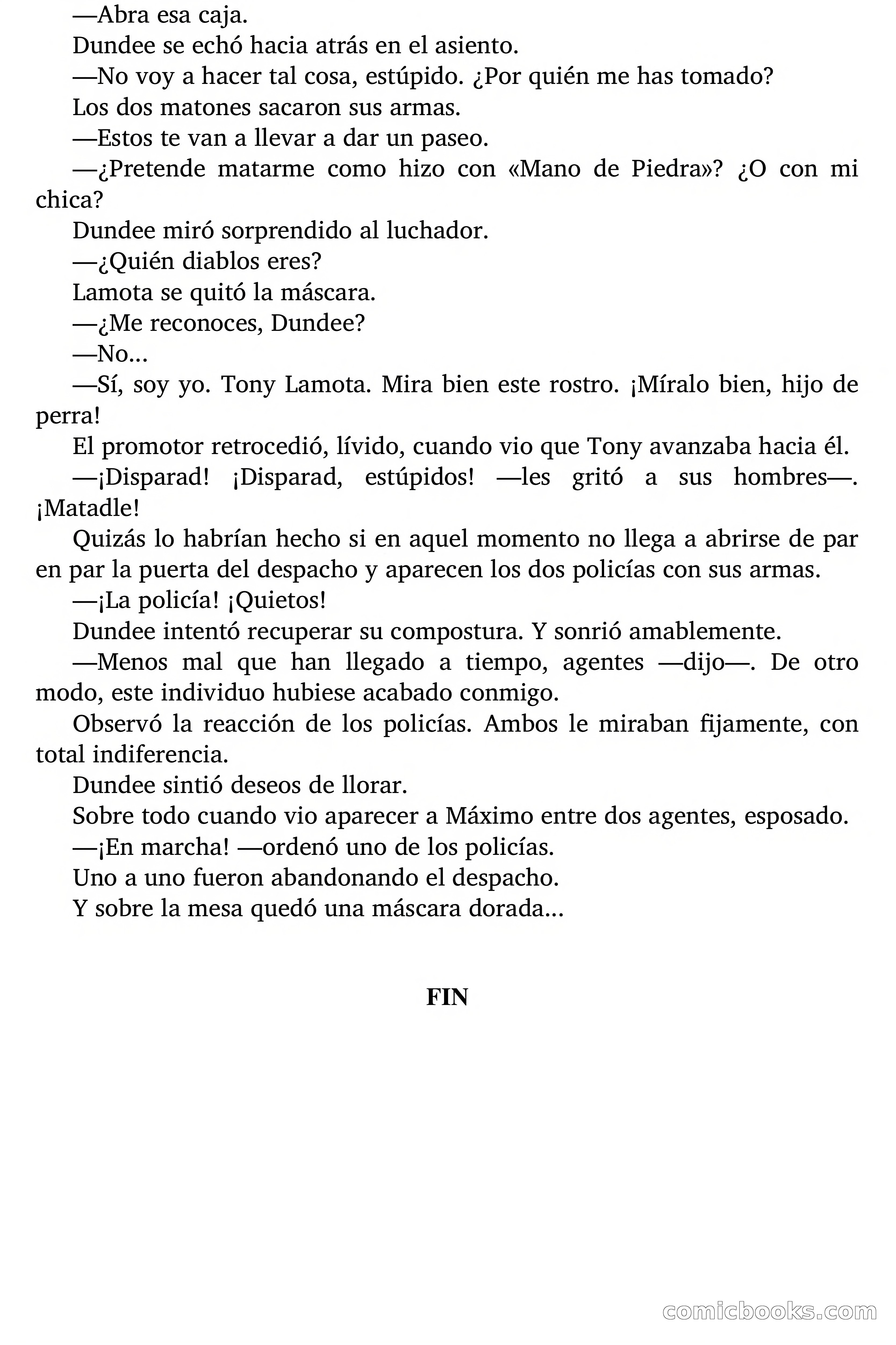 Máscara de oro — page 68 of 69