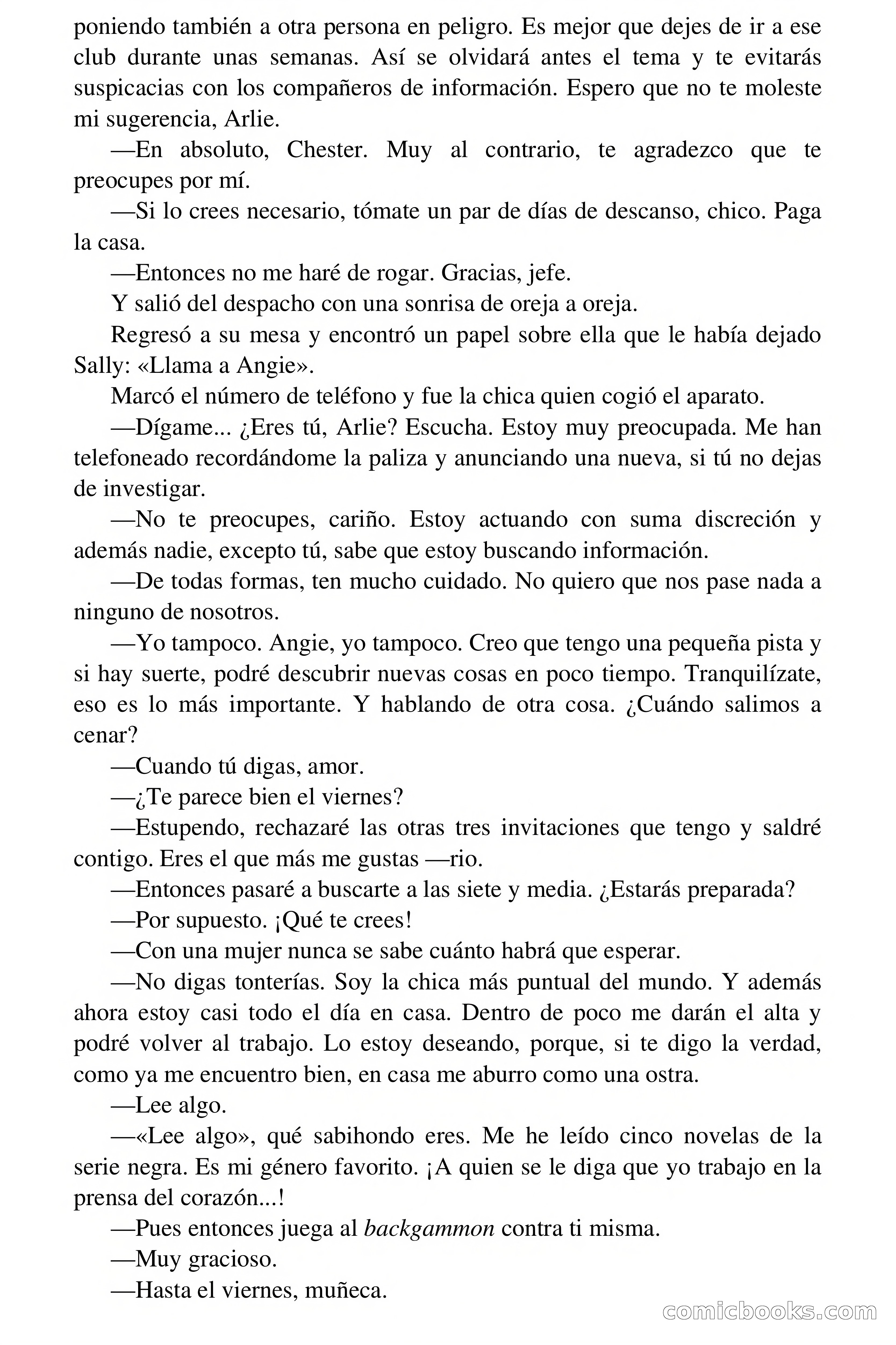 La apuesta era la vida — page 17 of 64