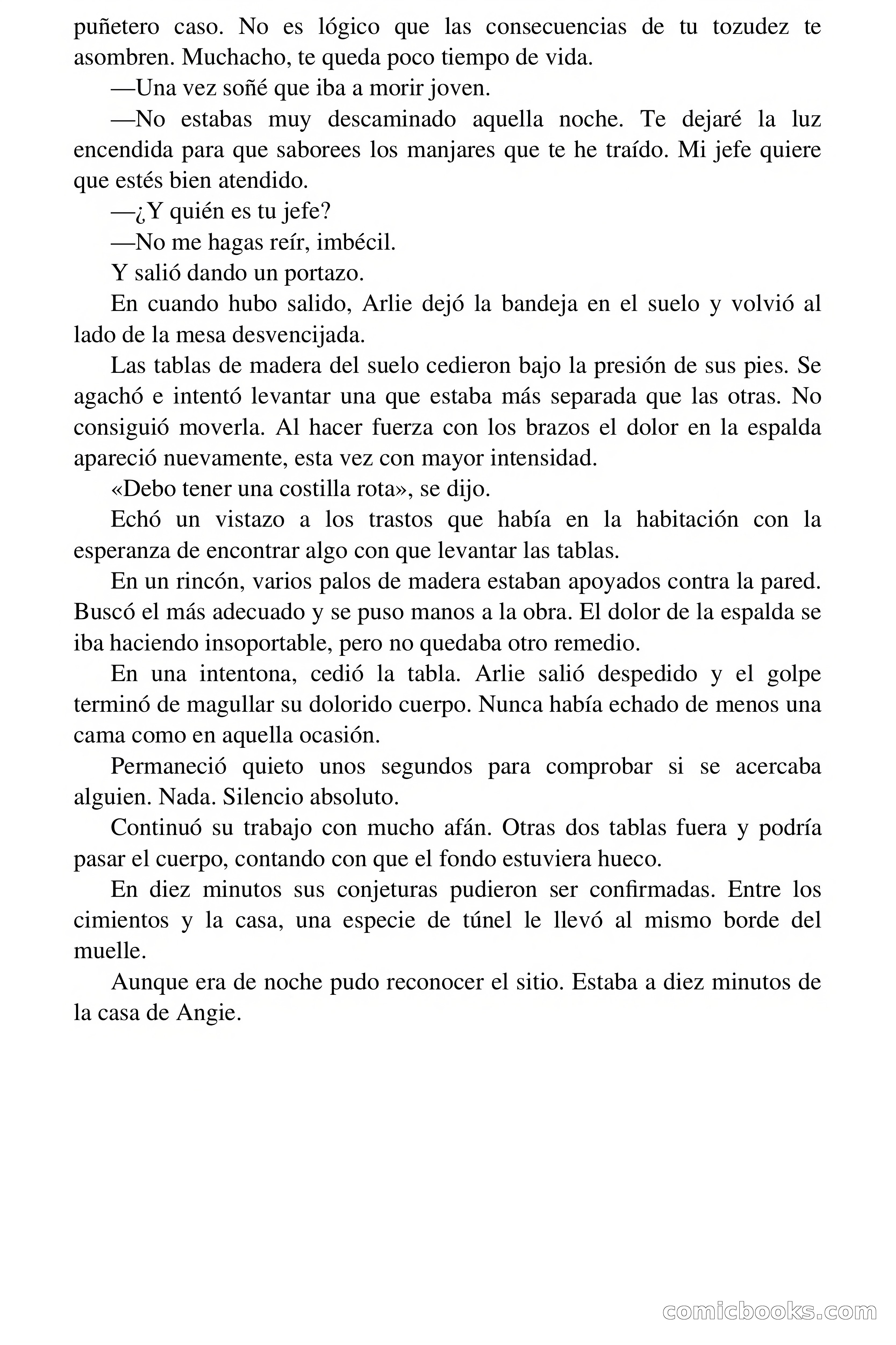 La apuesta era la vida — page 25 of 64