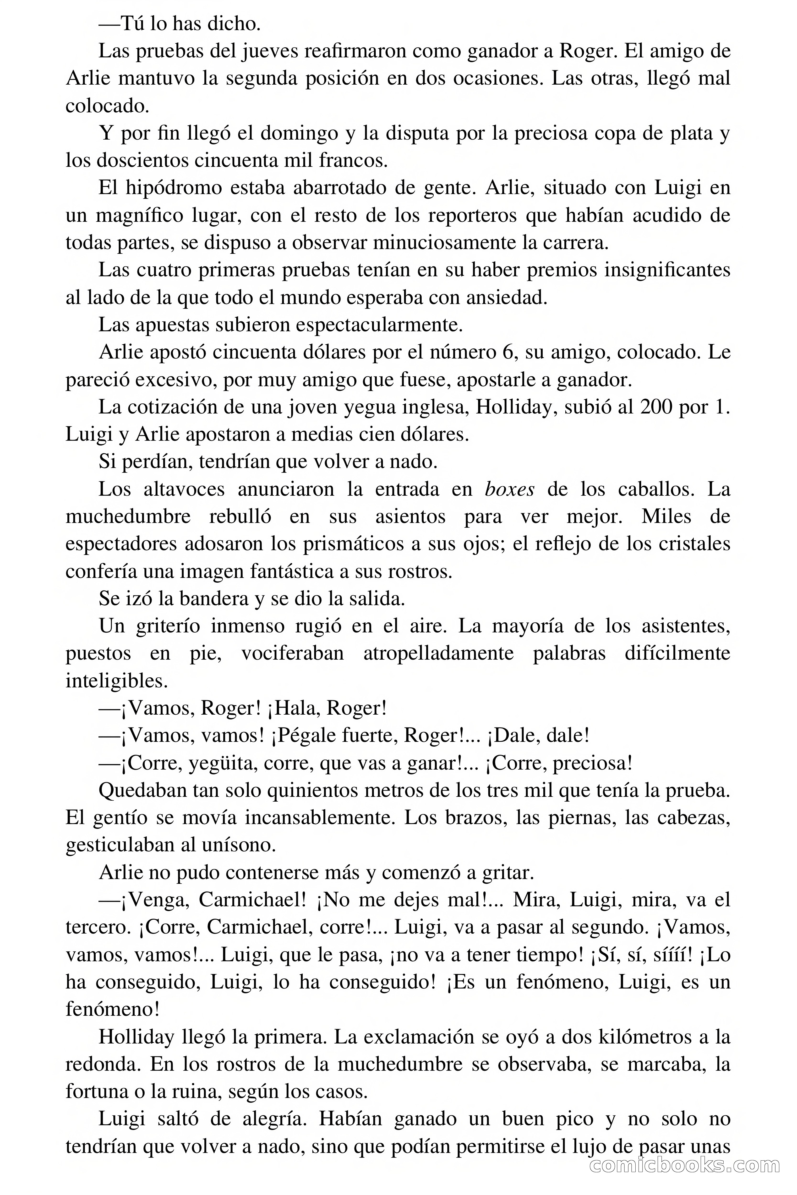 La apuesta era la vida — page 32 of 64