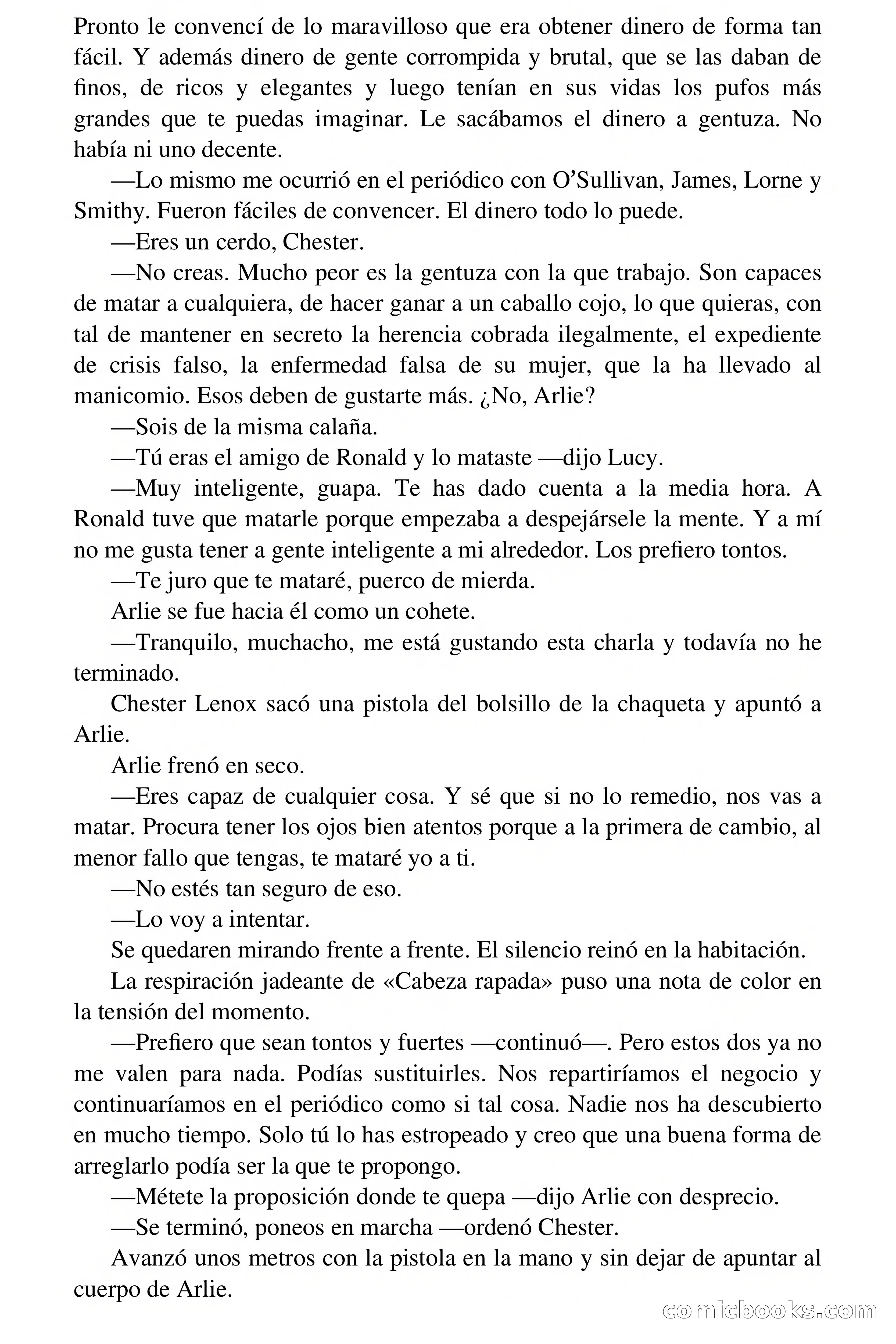 La apuesta era la vida — page 59 of 64