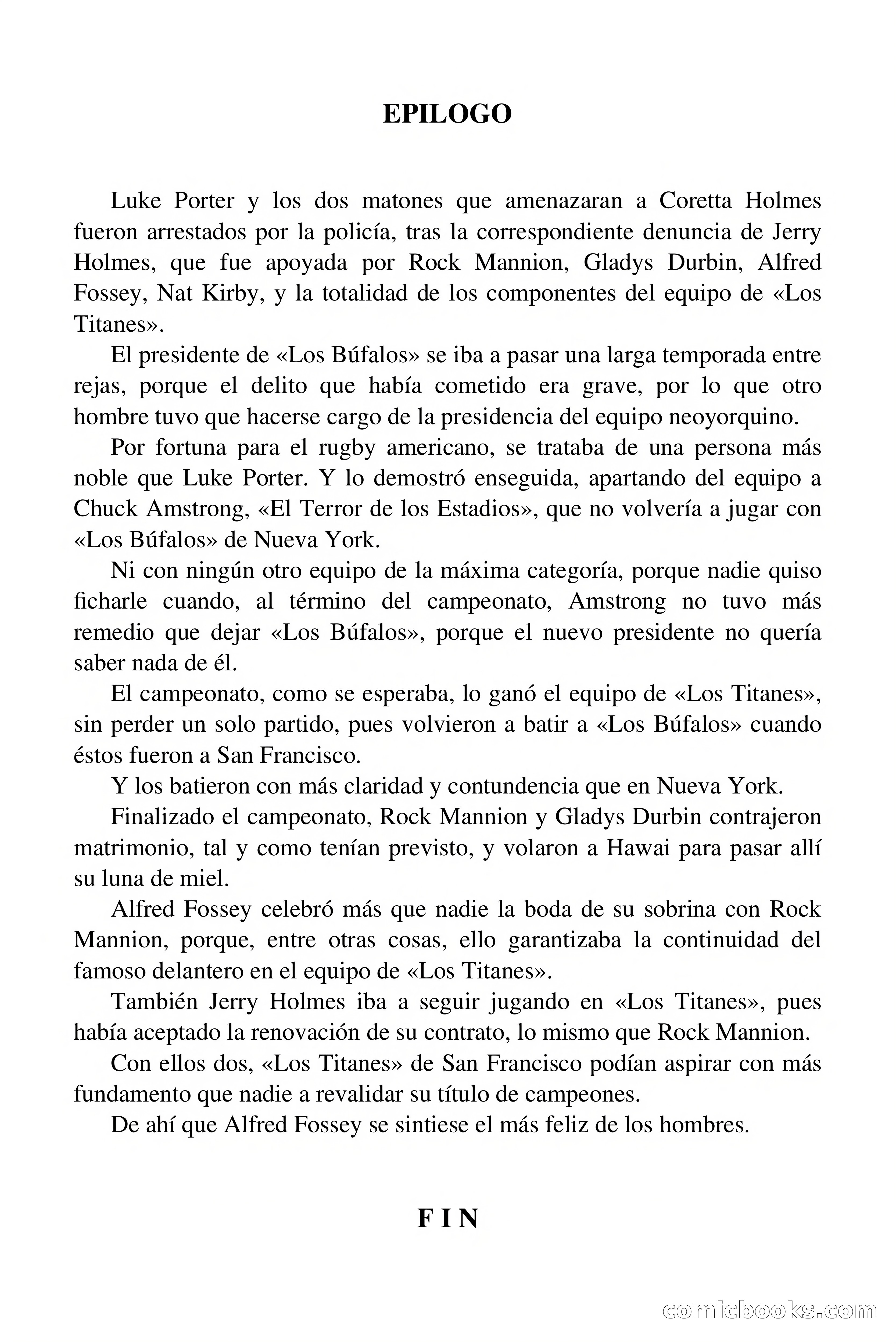 El Terror de los Estadios — page 61 of 62