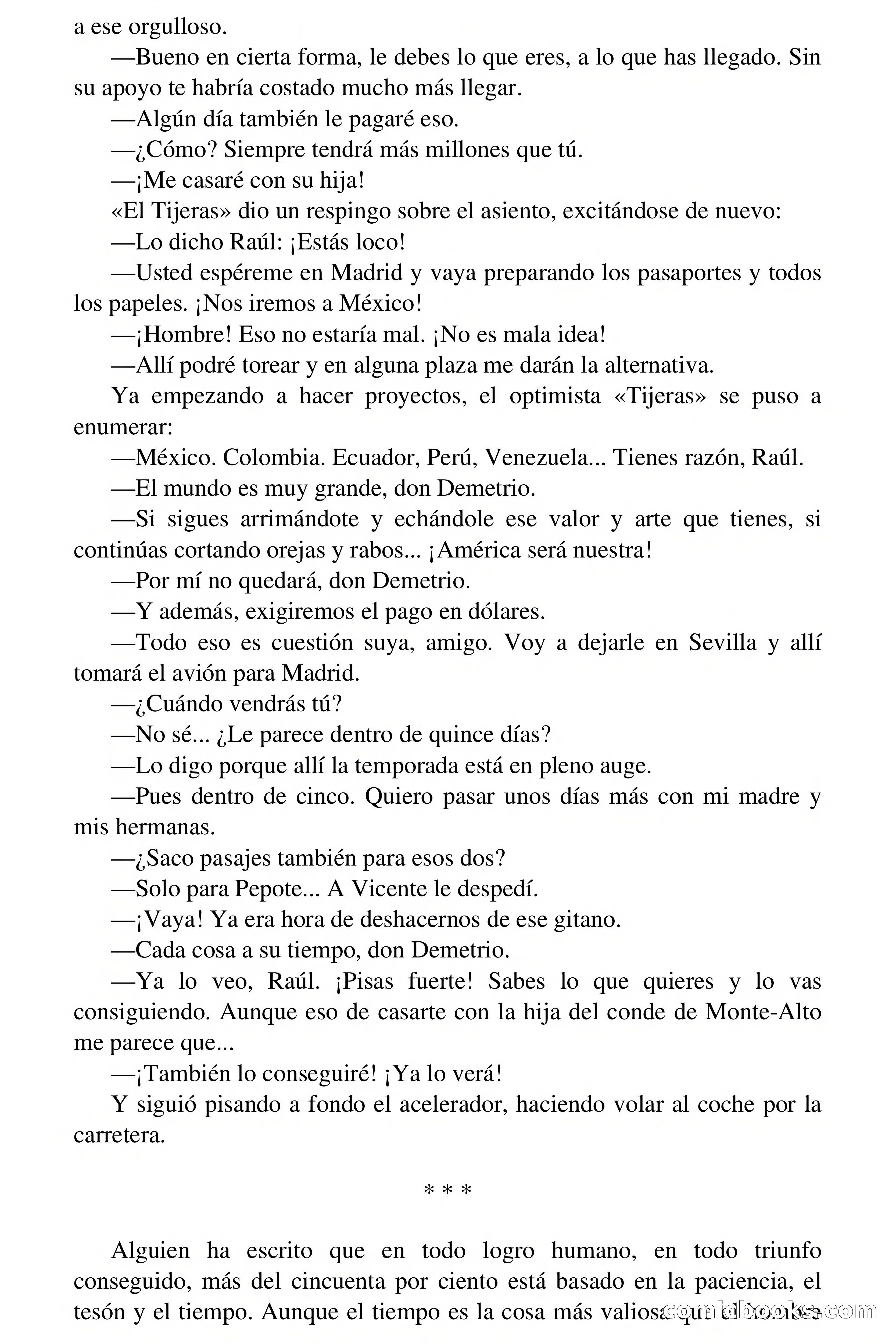 Sangre, oro y ¡gloria! (Blood, Gold and Glory!) — page 61 of 71