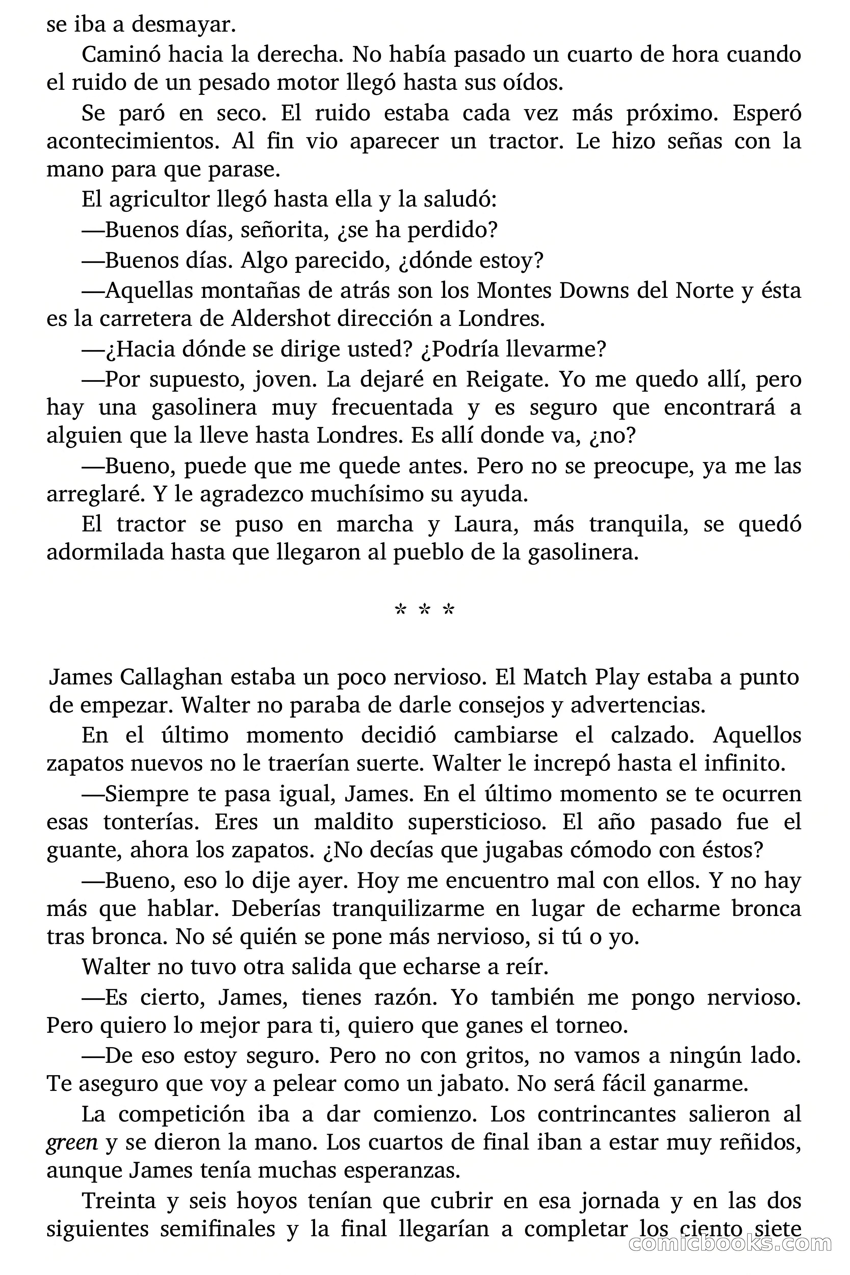 Ocho bajo par (Eight Under Par) — page 50 of 63