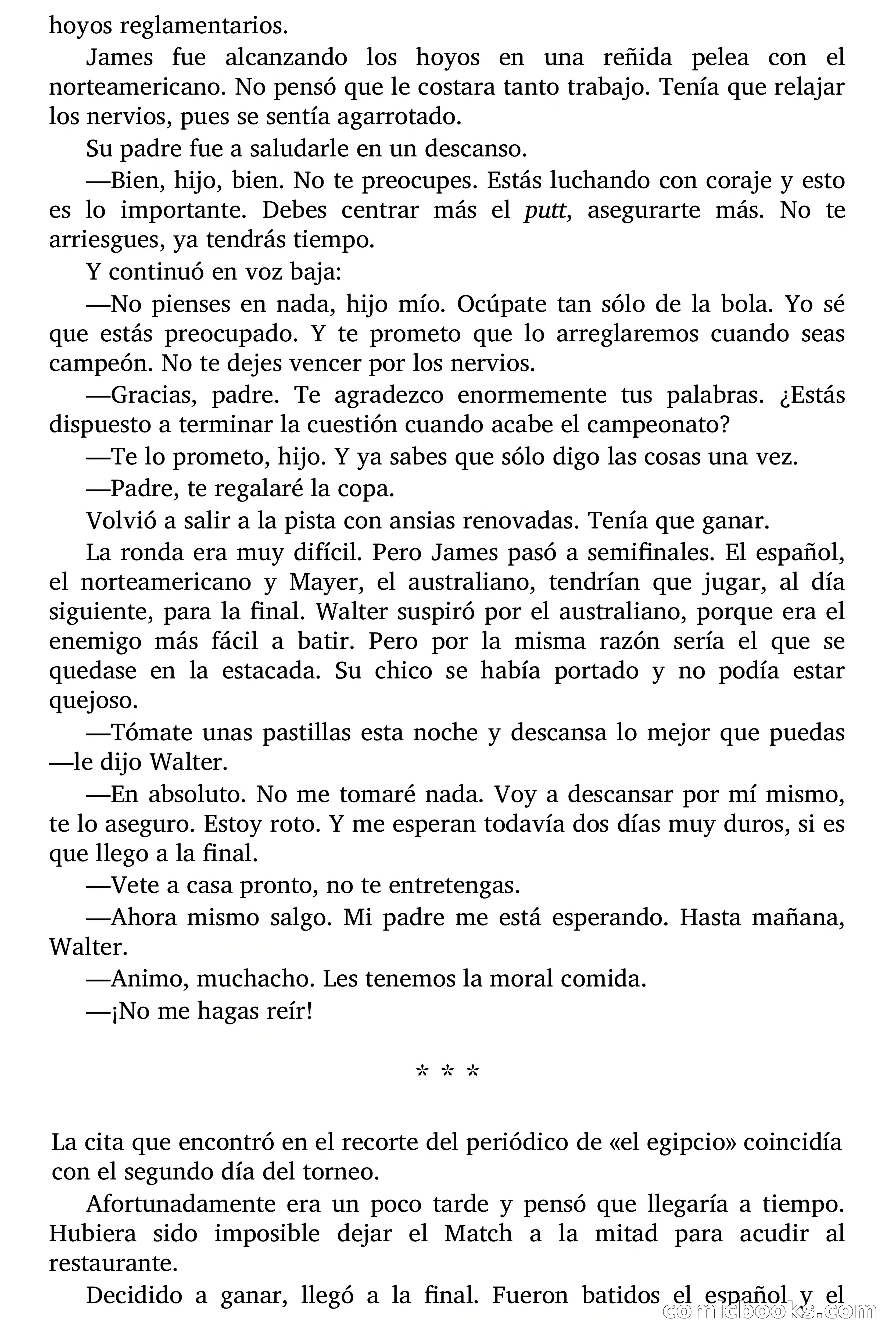 Ocho bajo par (Eight Under Par) — page 51 of 63