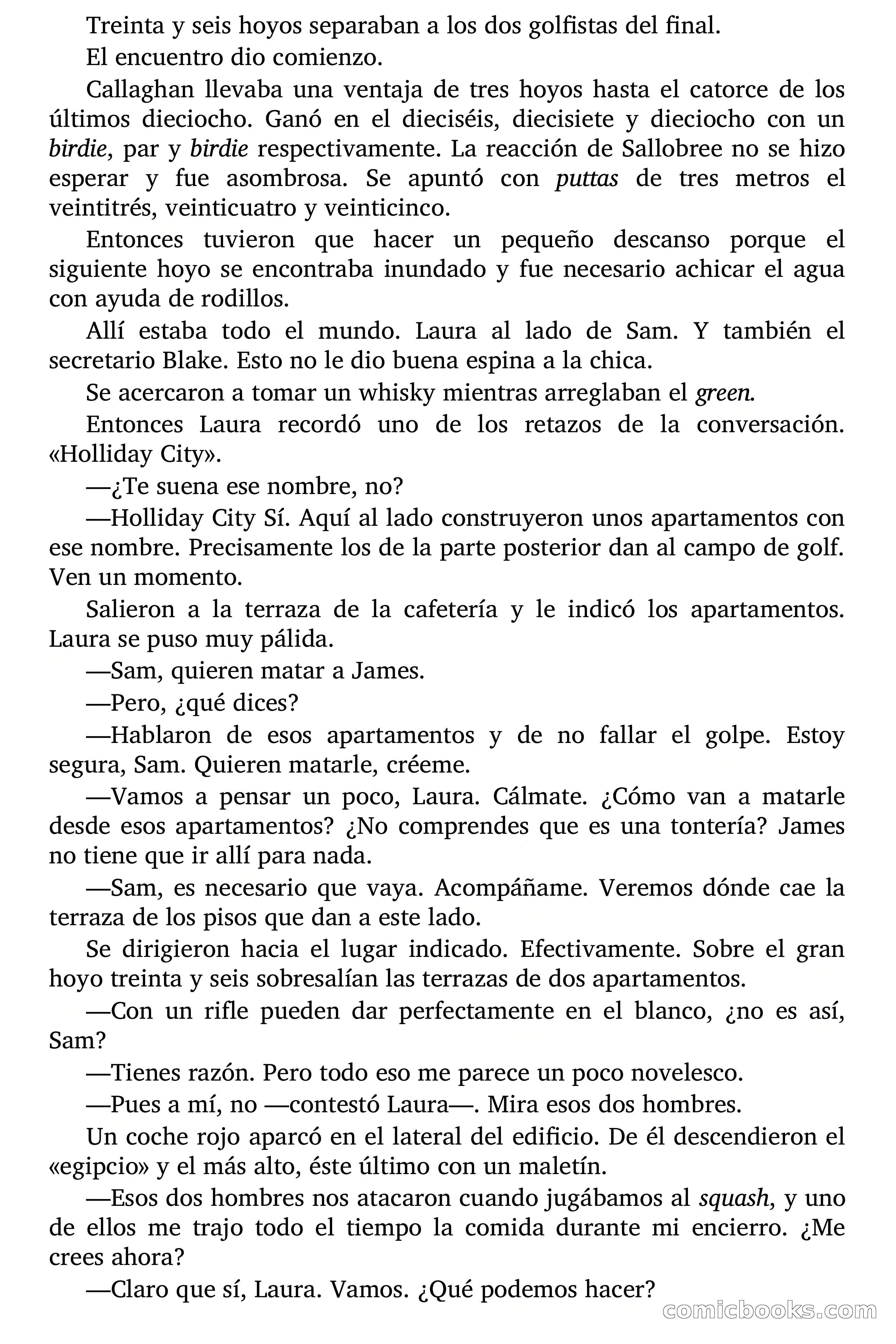 Ocho bajo par (Eight Under Par) — page 55 of 63