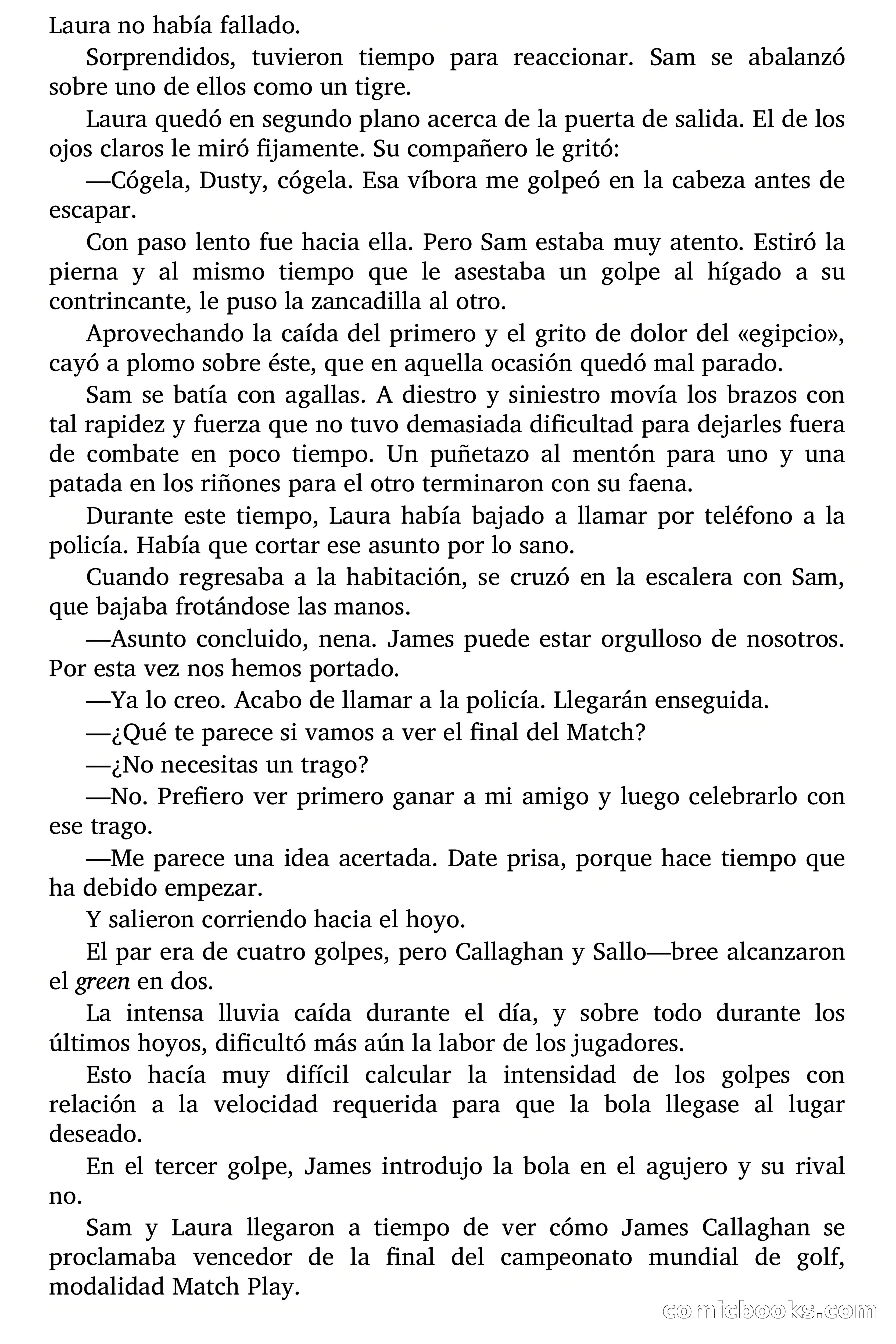 Ocho bajo par (Eight Under Par) — page 57 of 63