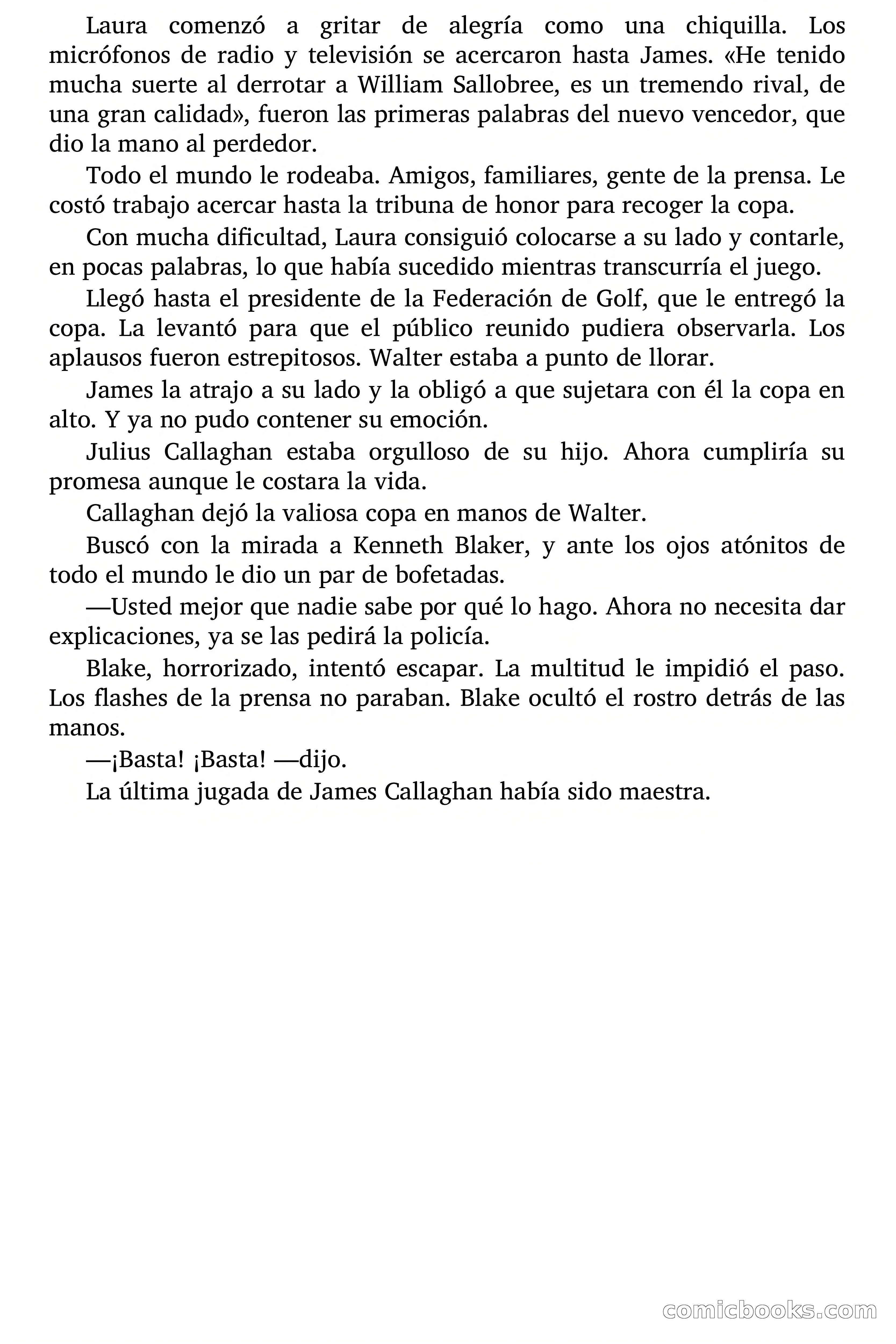 Ocho bajo par (Eight Under Par) — page 58 of 63
