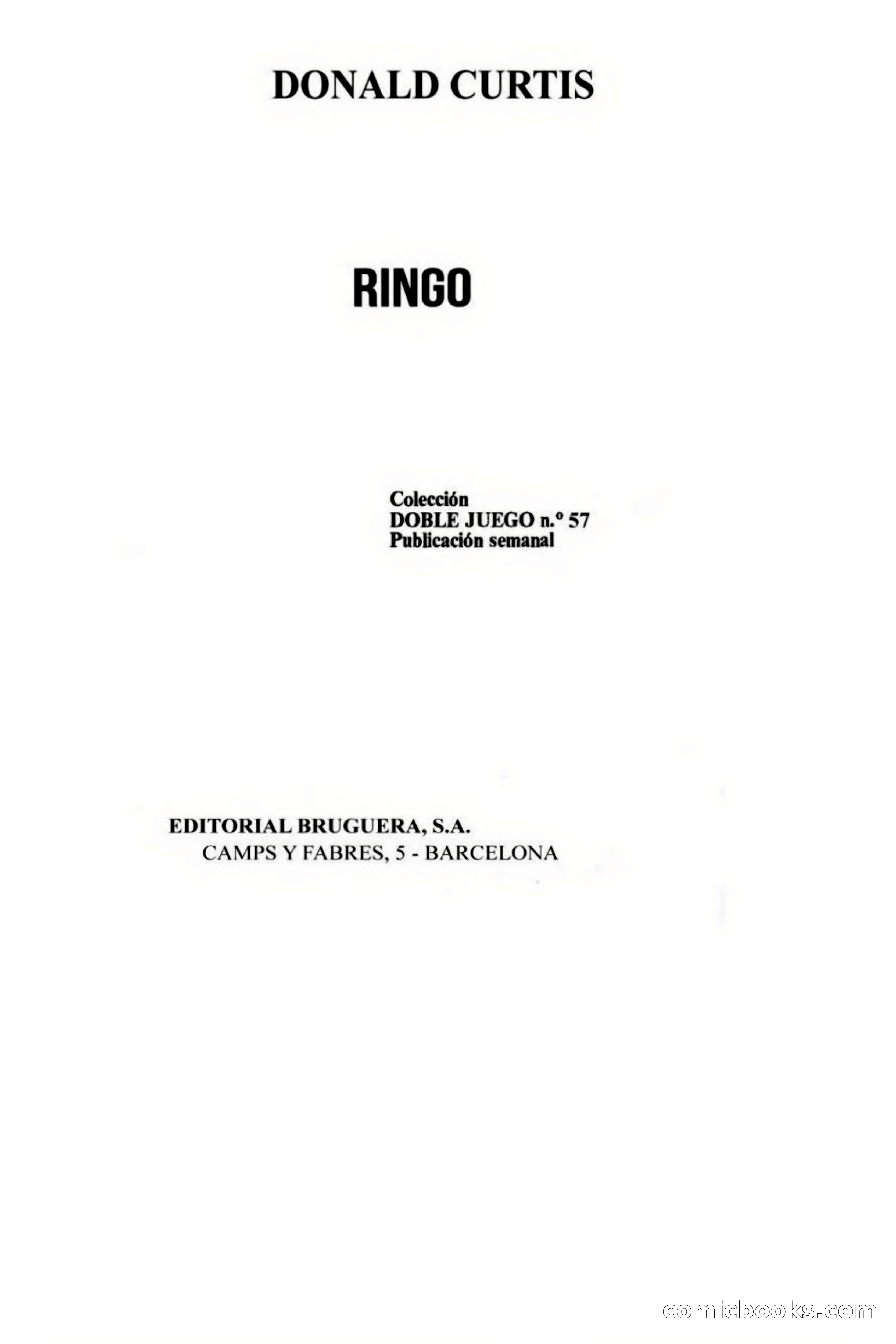 Ringo by Curtis Garland — page 3 of 68