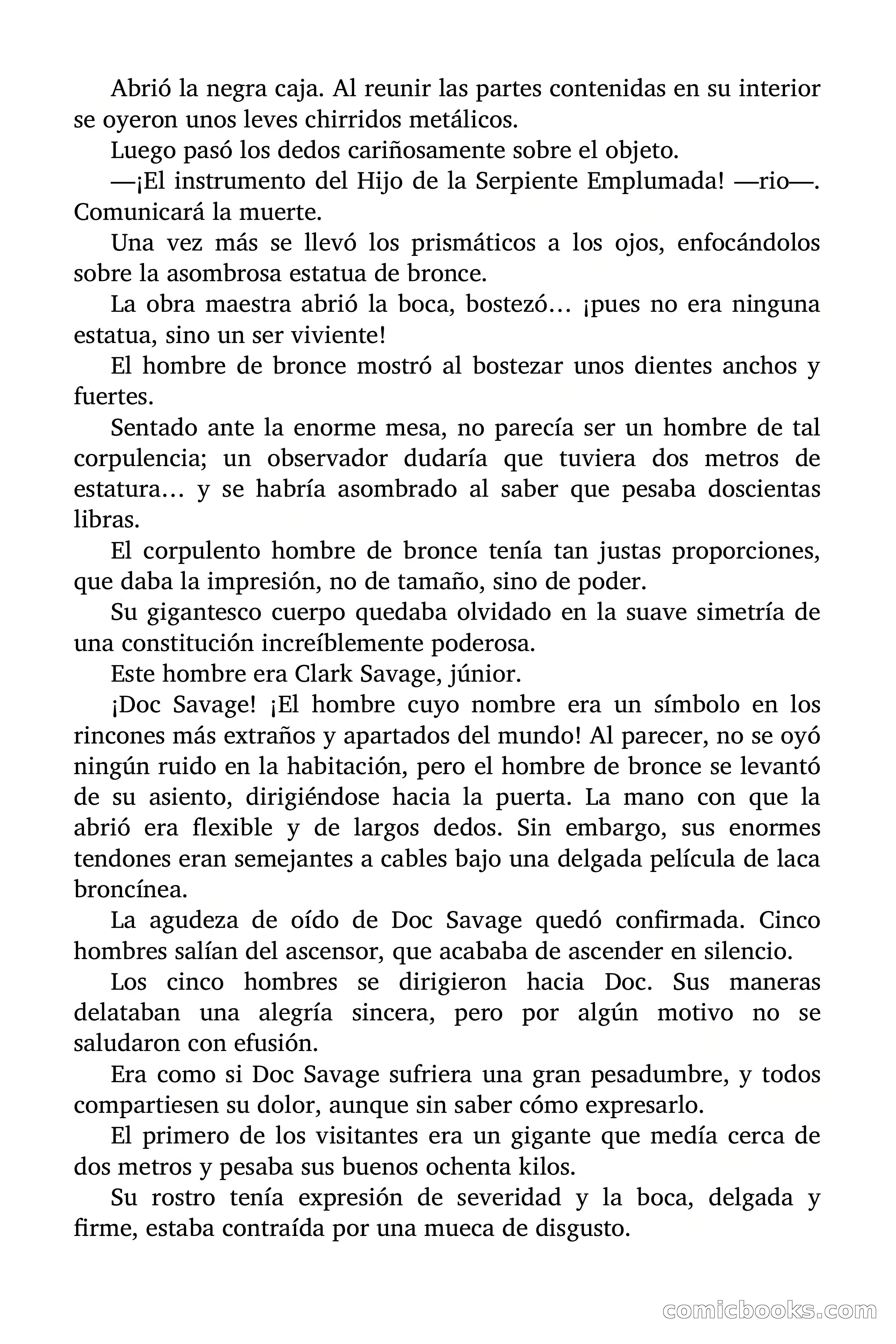 Doc Savage: El hombre de bronce — page 10 of 169