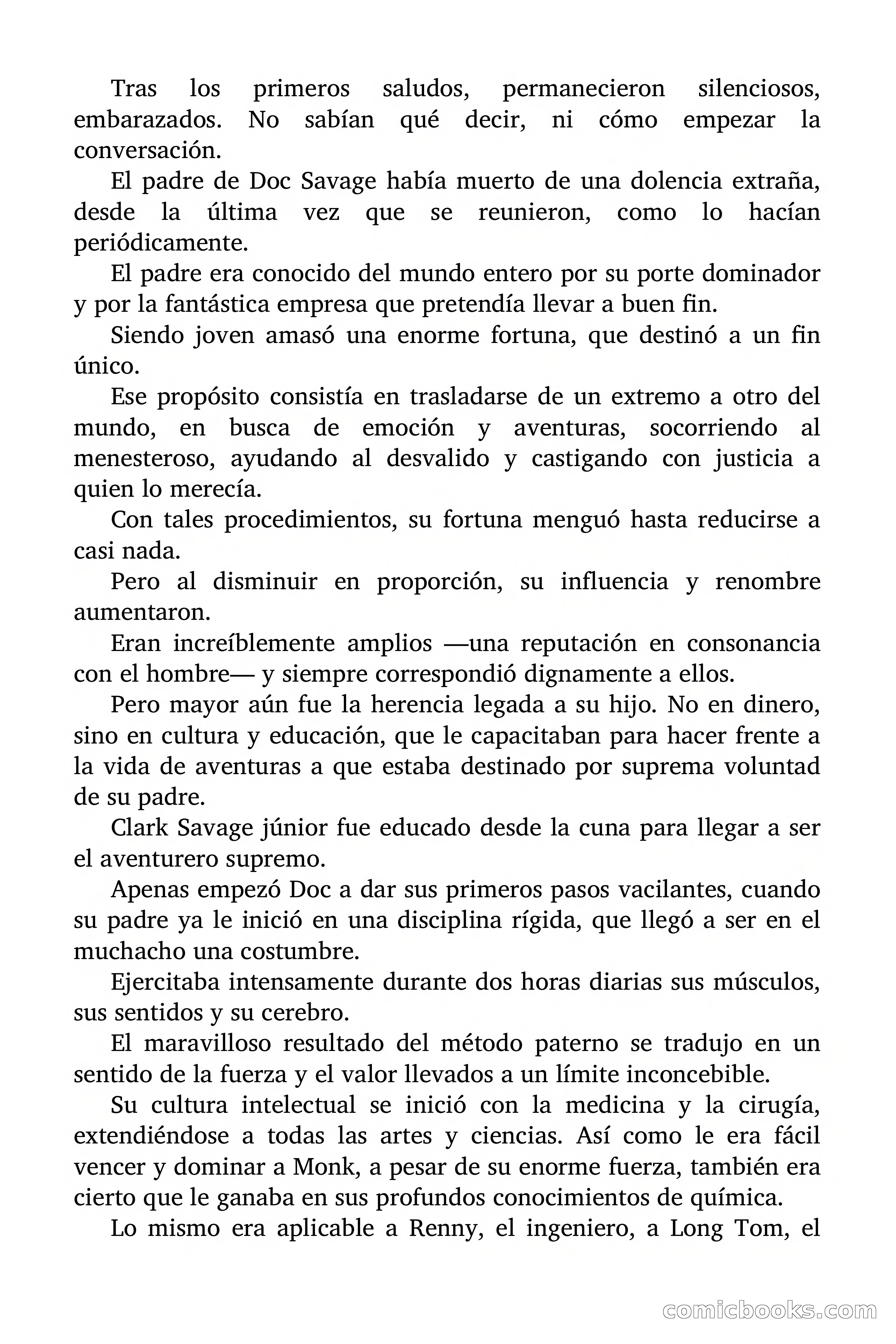 Doc Savage: El hombre de bronce — page 12 of 169