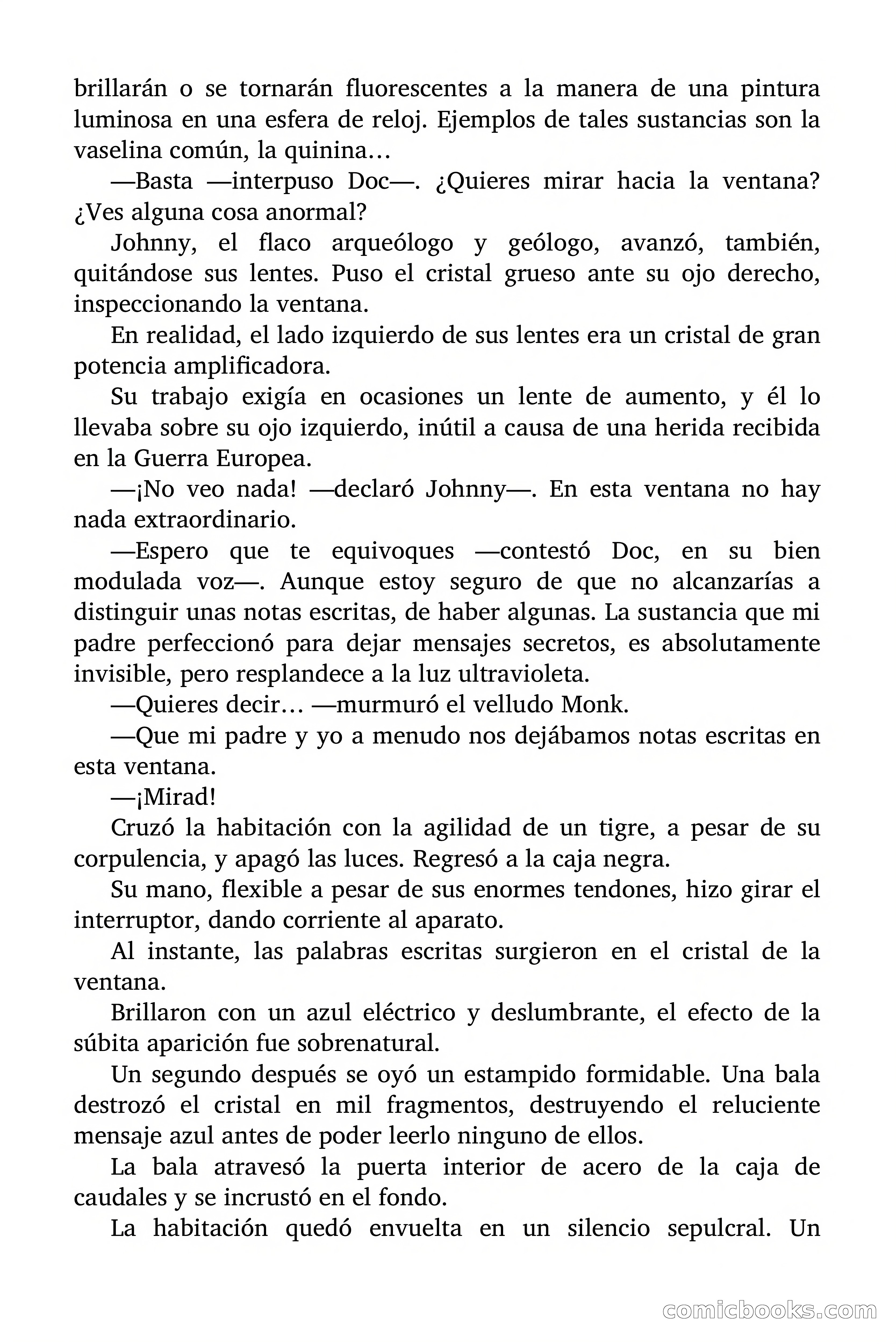 Doc Savage: El hombre de bronce — page 21 of 169