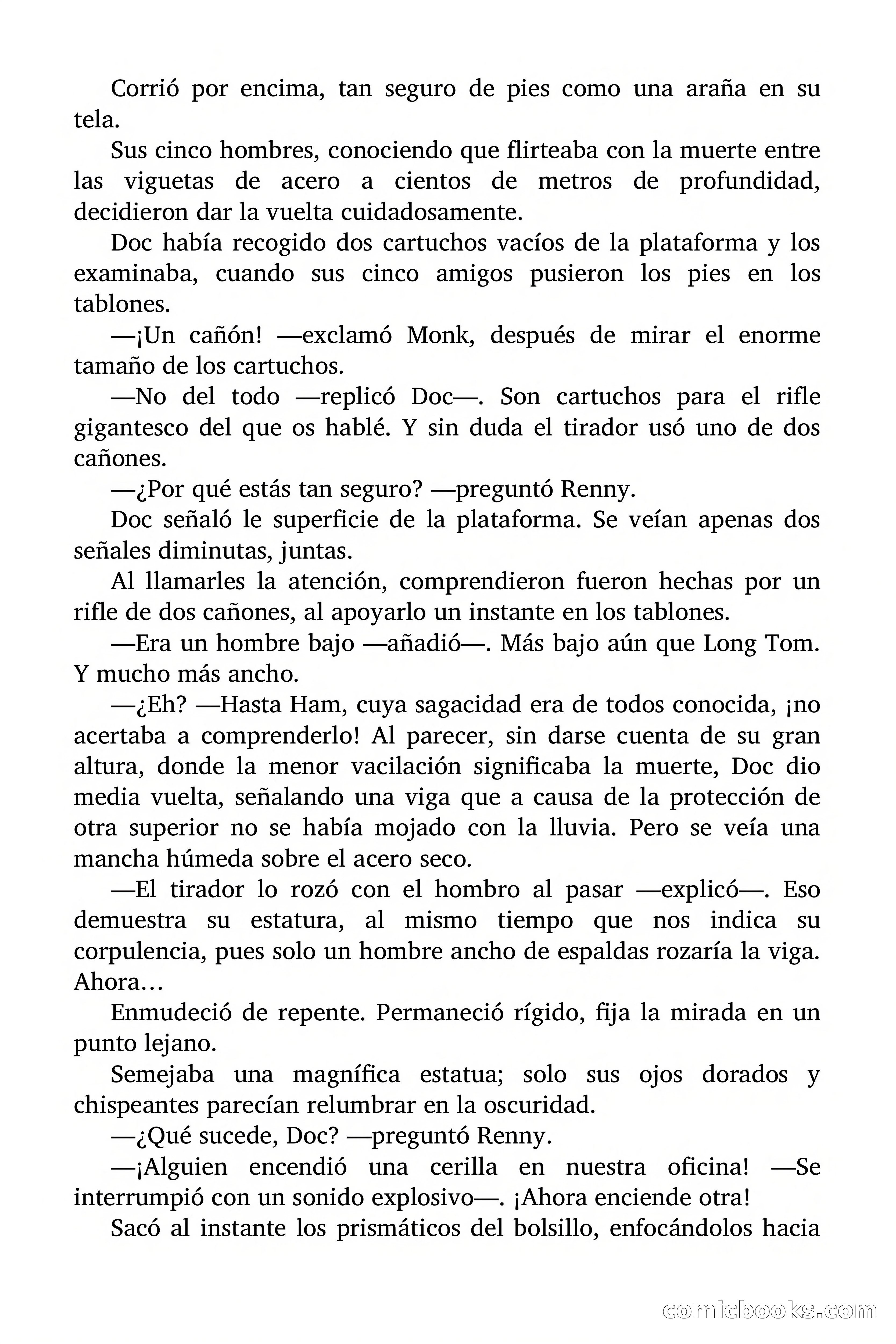 Doc Savage: El hombre de bronce — page 29 of 169
