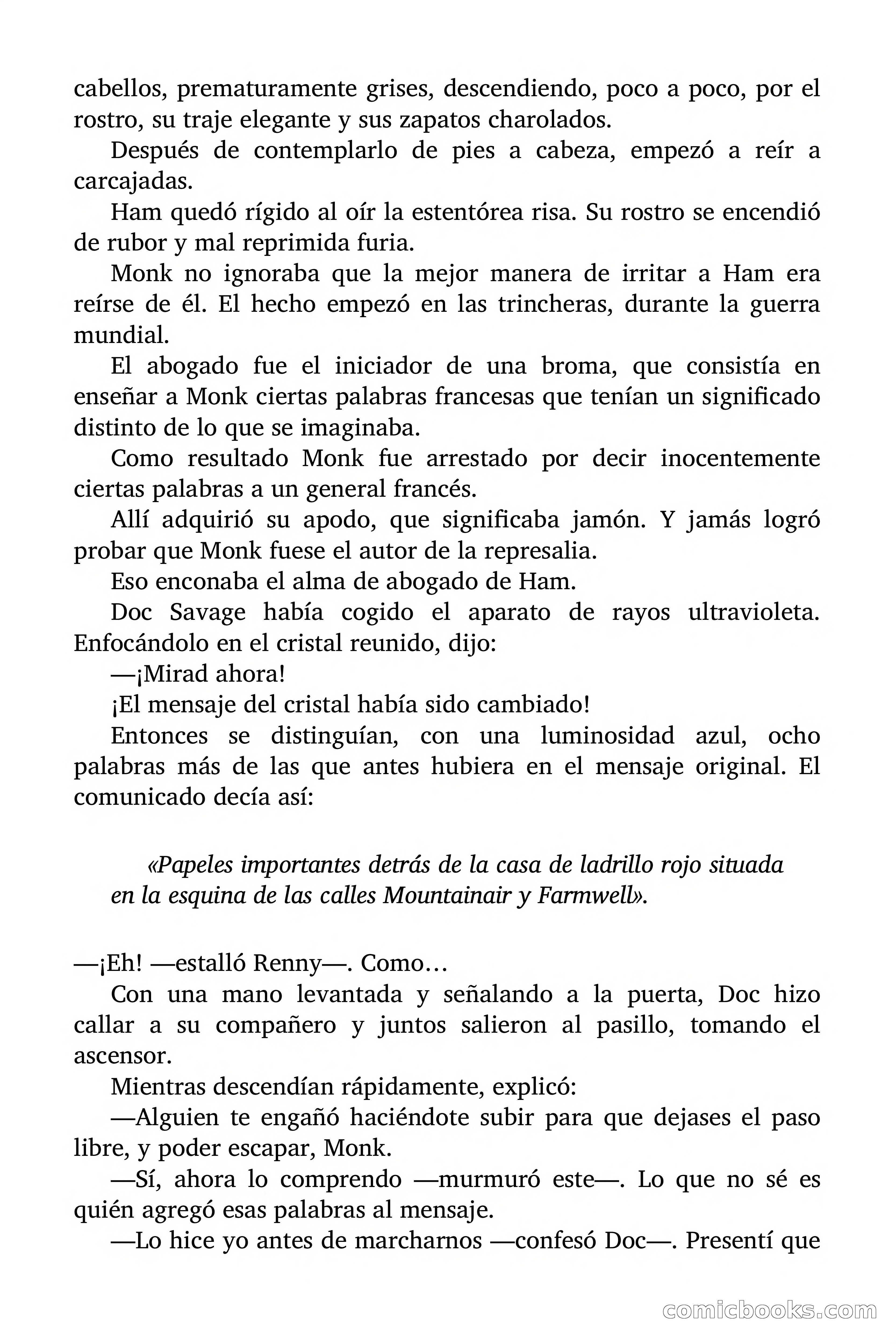 Doc Savage: El hombre de bronce — page 35 of 169