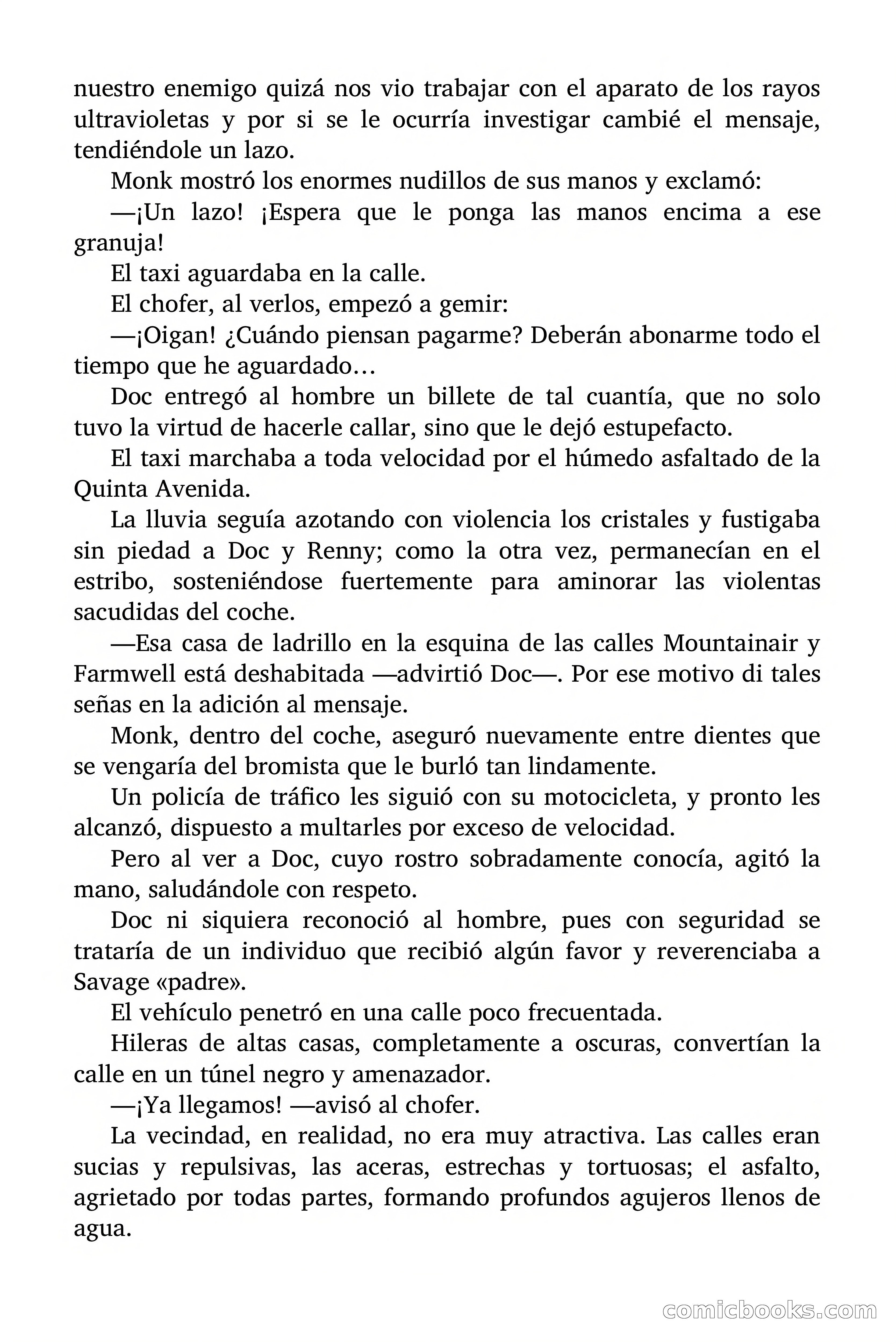 Doc Savage: El hombre de bronce — page 36 of 169