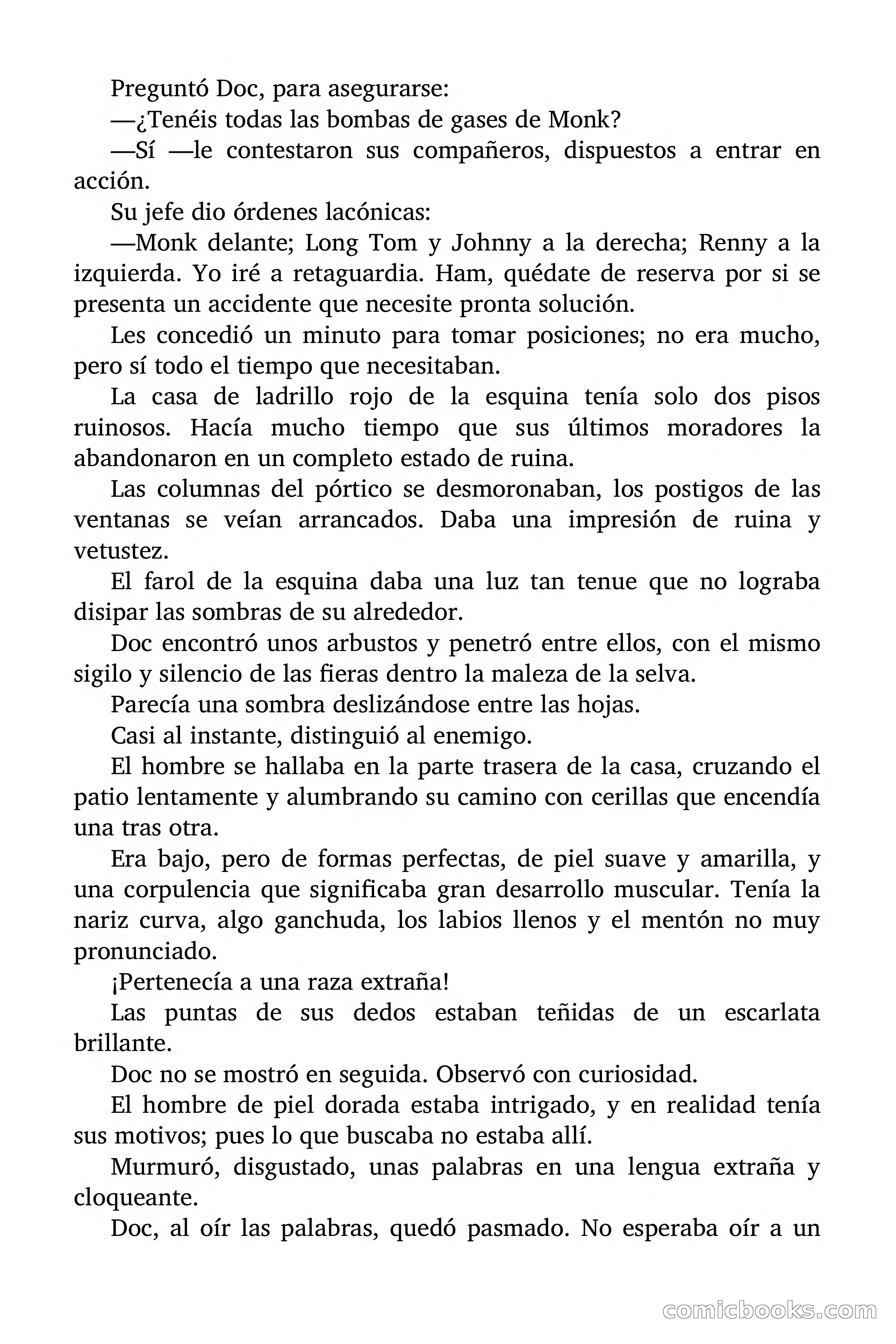 Doc Savage: El hombre de bronce — page 37 of 169
