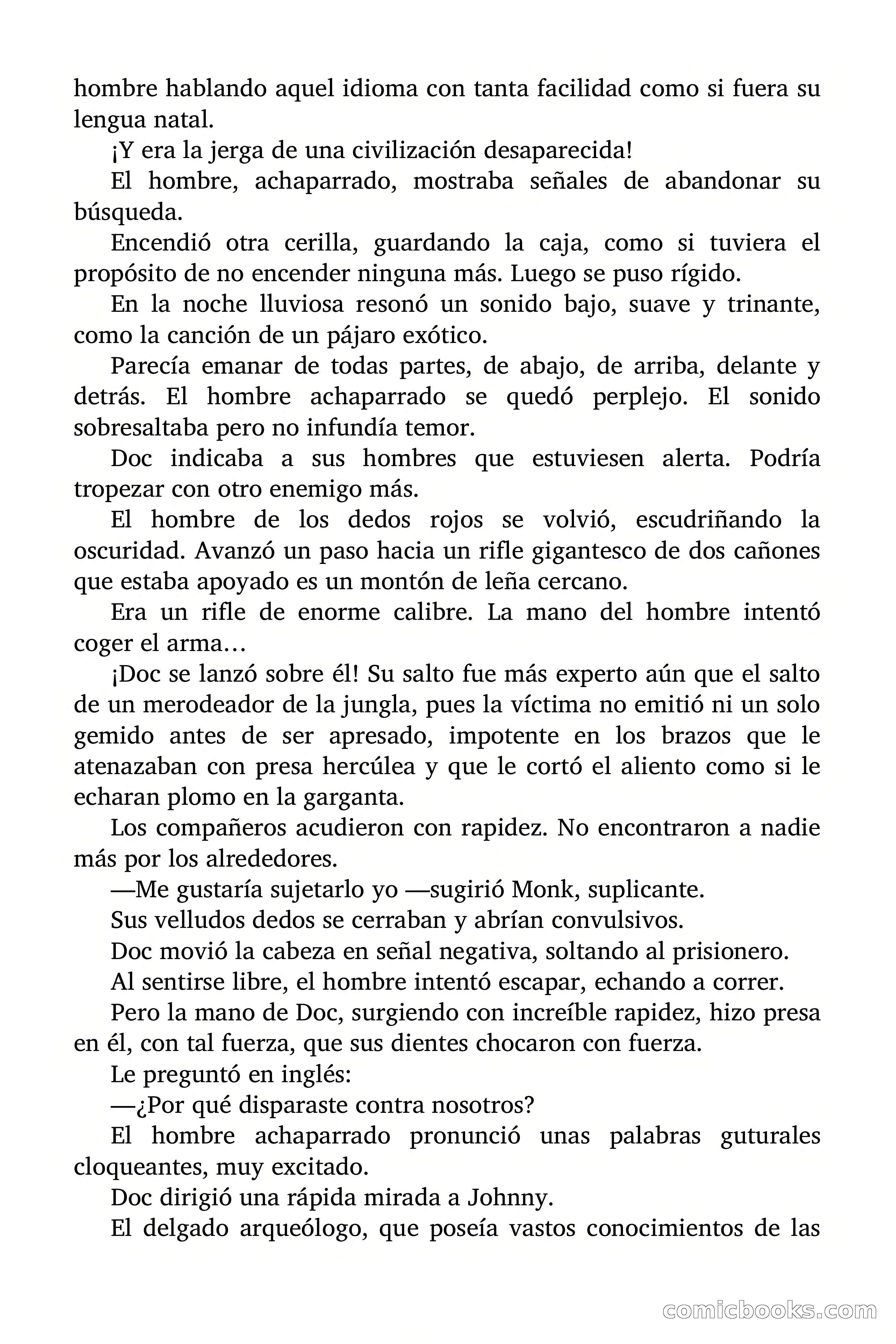 Doc Savage: El hombre de bronce — page 38 of 169