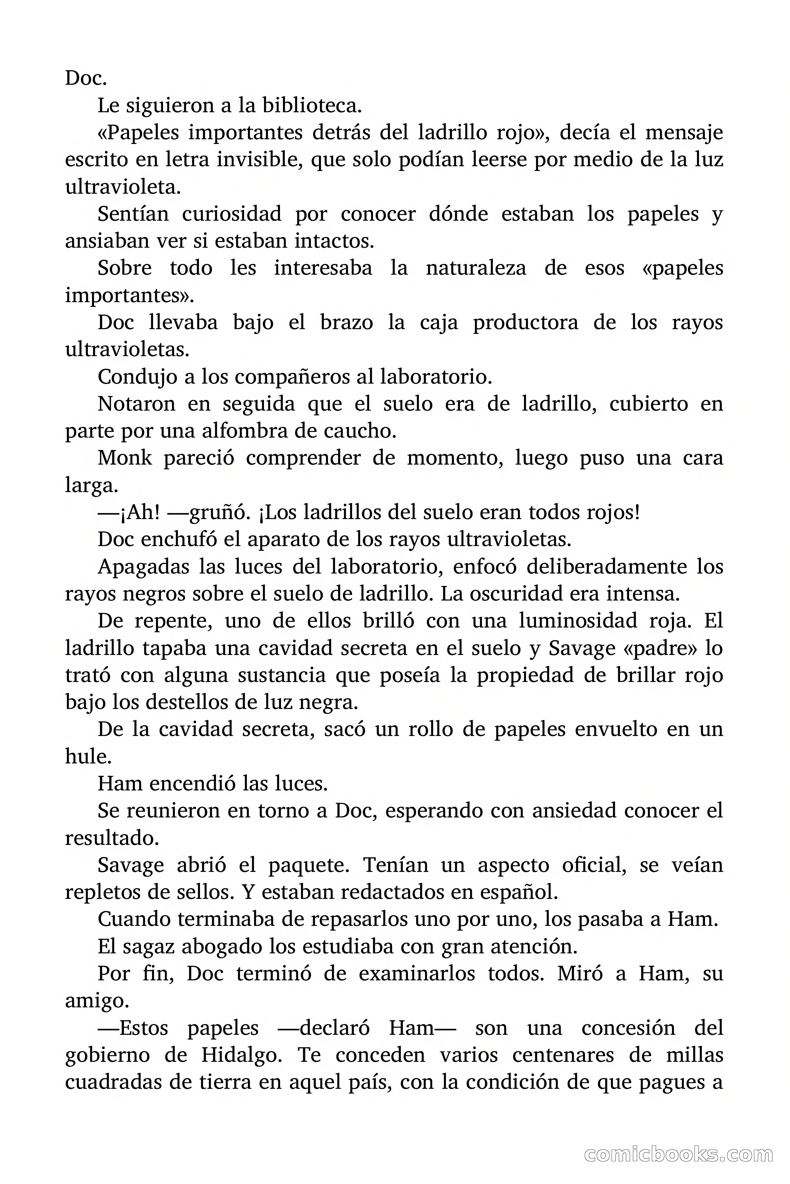 Doc Savage: El hombre de bronce — page 43 of 169